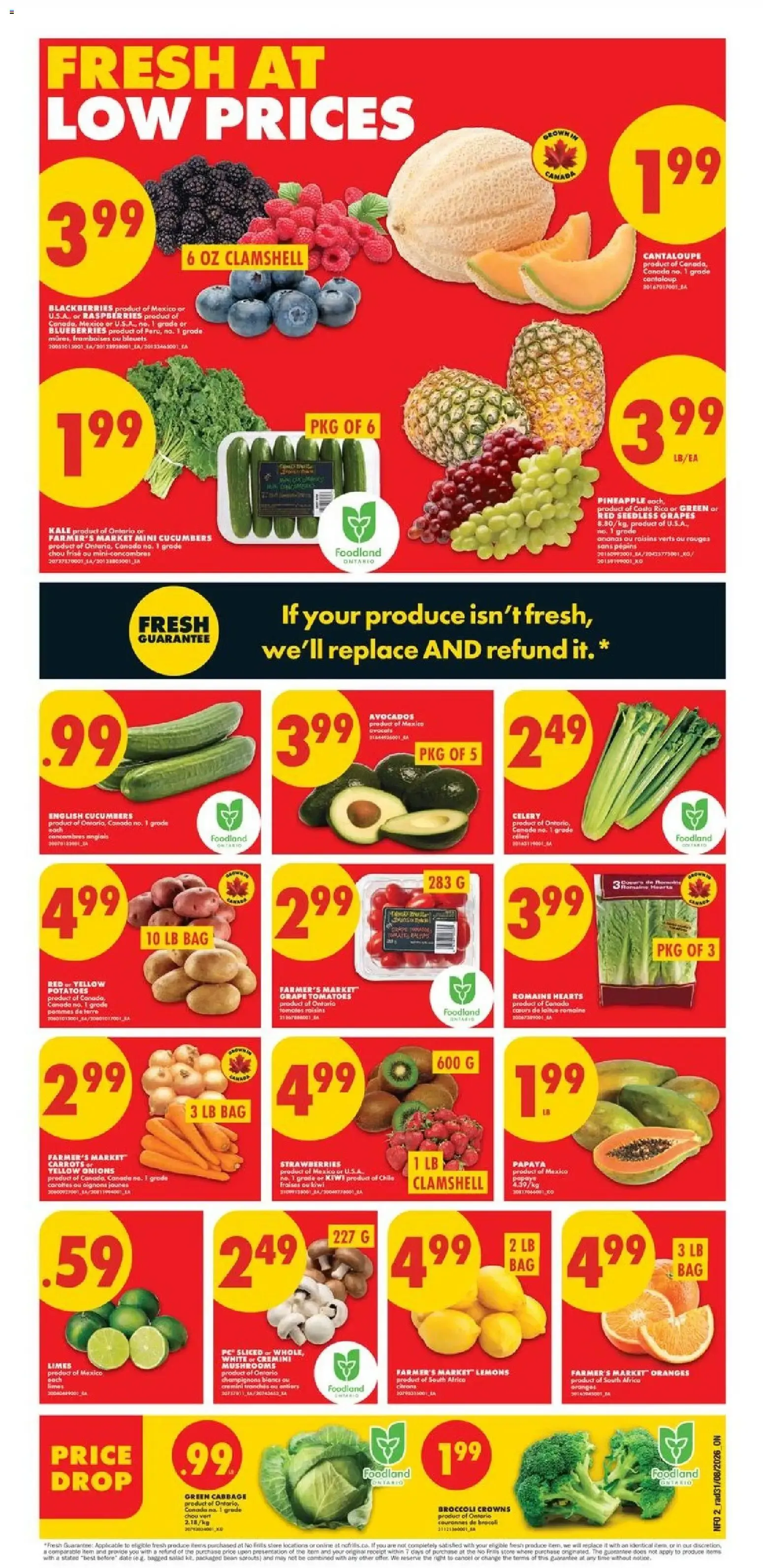 No Frills weekly flyer / circulaire from Sep 3, 2026 > weekly specials & deals from September 3 to September 9 2026 - flyer page 2