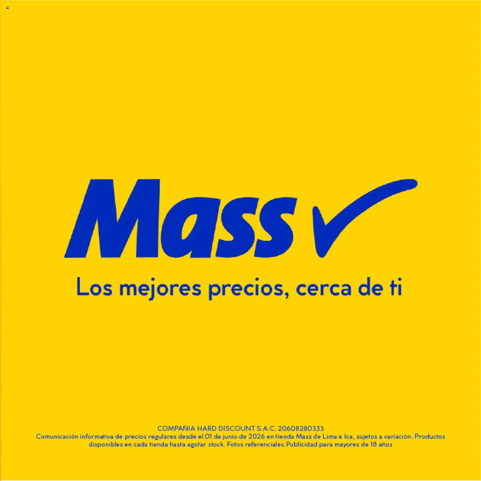 Catalogo de Catálogo Mass - Precio bajo y alta calidad online del 01/06/2026 1 de junio al 12 de julio 2026 - Pag 9
