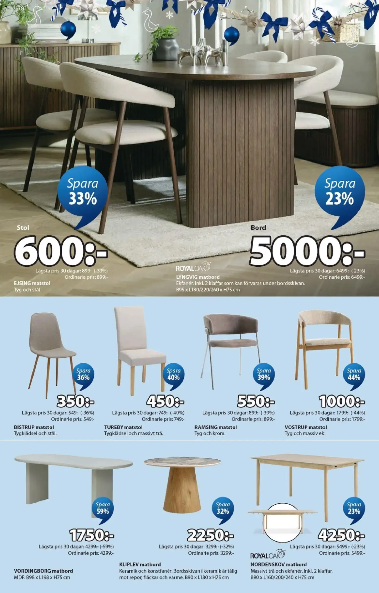 JYSK Scandinavian Sleeping & Living - Ett fantastiskt erbjudande för din jul från 19 oktober till 29 november 2026 - Reklamblad sidor 18