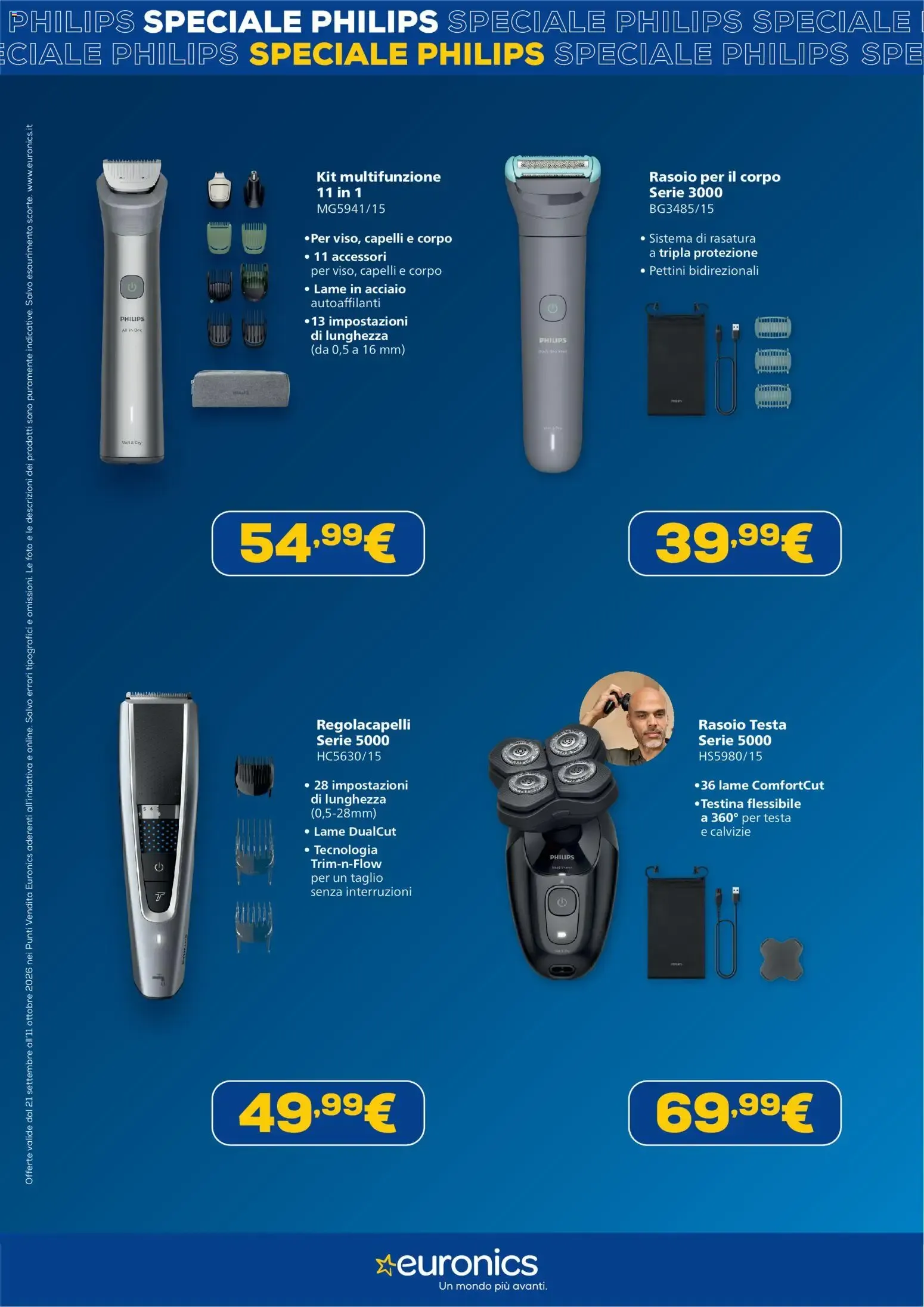 Euronics Tech - Speciale Philips da 21 settembre a 11 ottobre di 2026 - Pagina del volantino 5