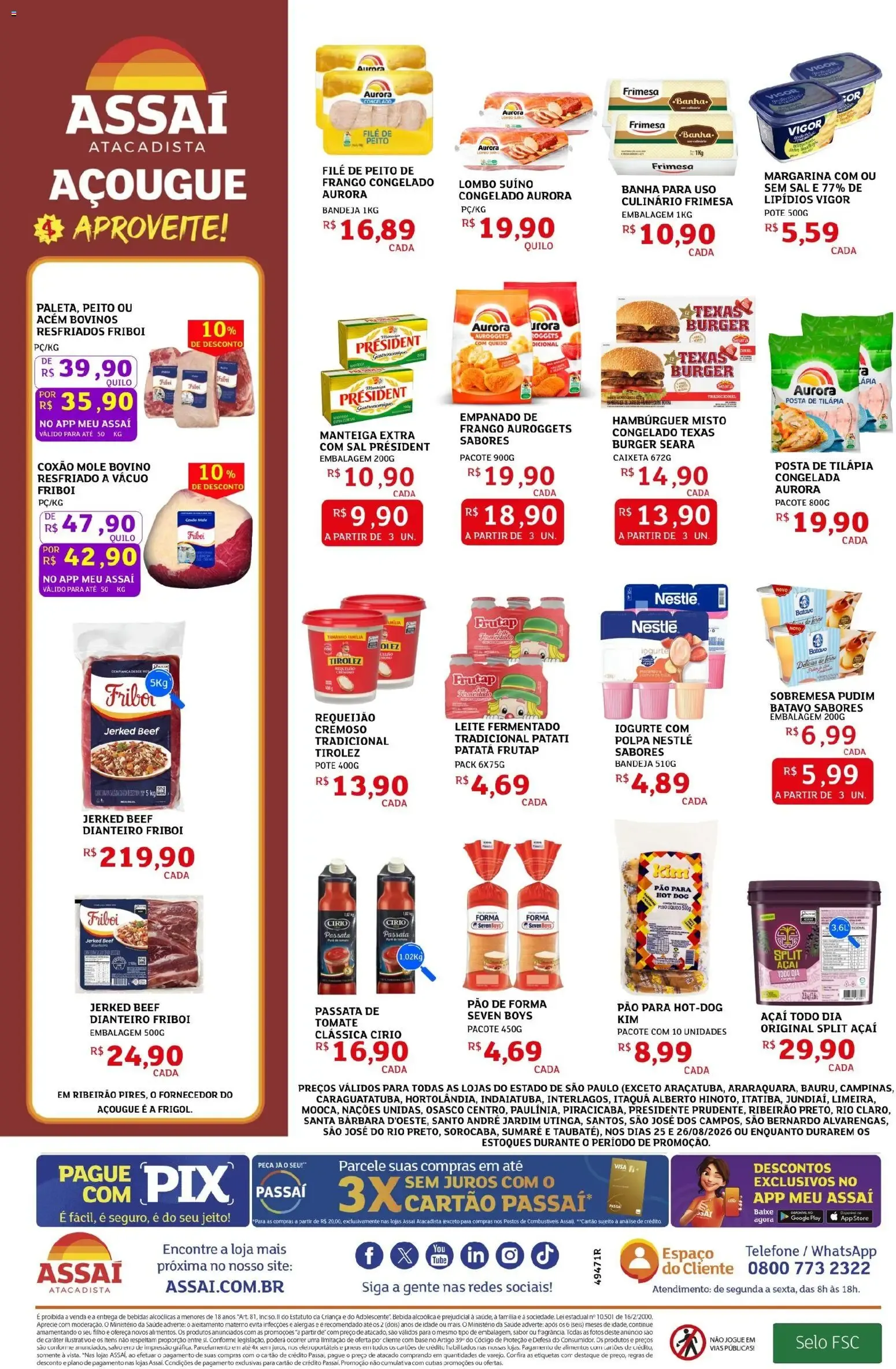 Encarte de Assaí Atacadista - 3a & 4a Feirassaí: Ofertas de Hortifruti 25 de agosto até 26 de agosto 2026 - Pagina 2