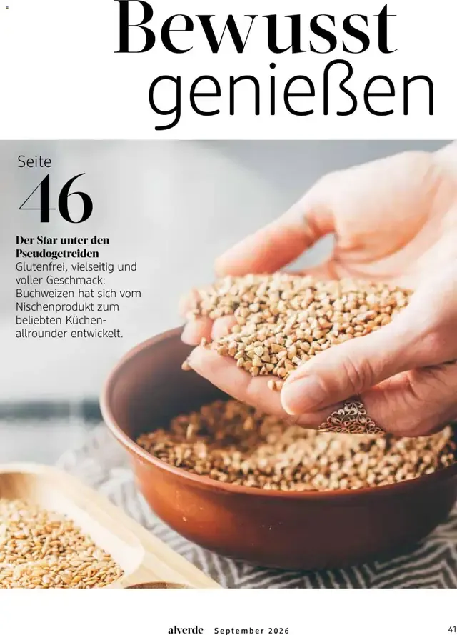 dm Magazin alverde von 1. September bis 30. September 2026 - Prospekt seite 41