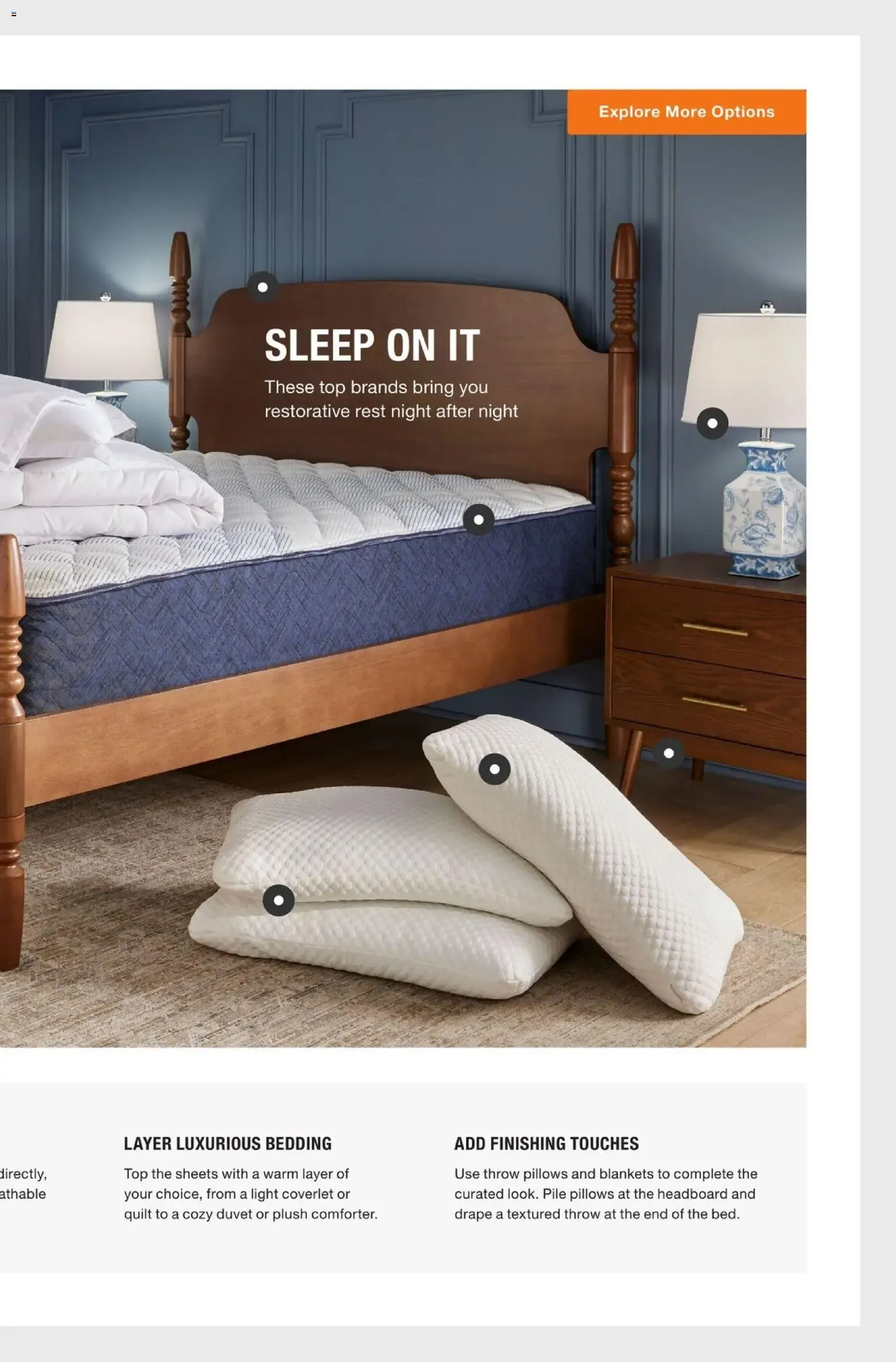 Weekly promotion Home Depot: Beautifully Livable - Hasta 30% OFF en muebles y decoración spanning from August 20 to September 7 2026 - Page 17 for Catalogue 365