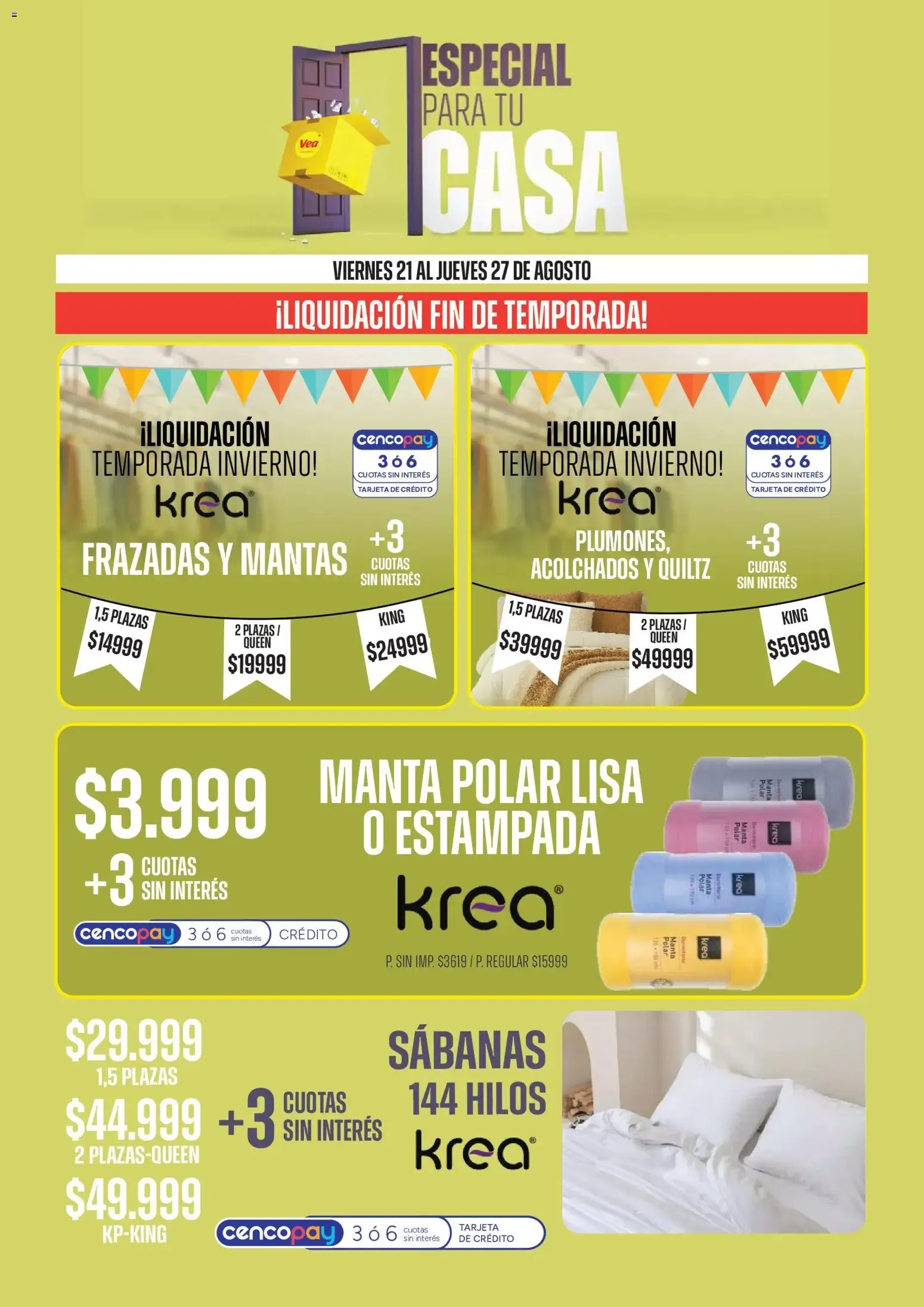 Ofertas de Vea - Especial para tu casa del 21/08/2026 - 26/08/2026 21 de agosto al 26 de agosto 2026 - Página 6 del catálogo