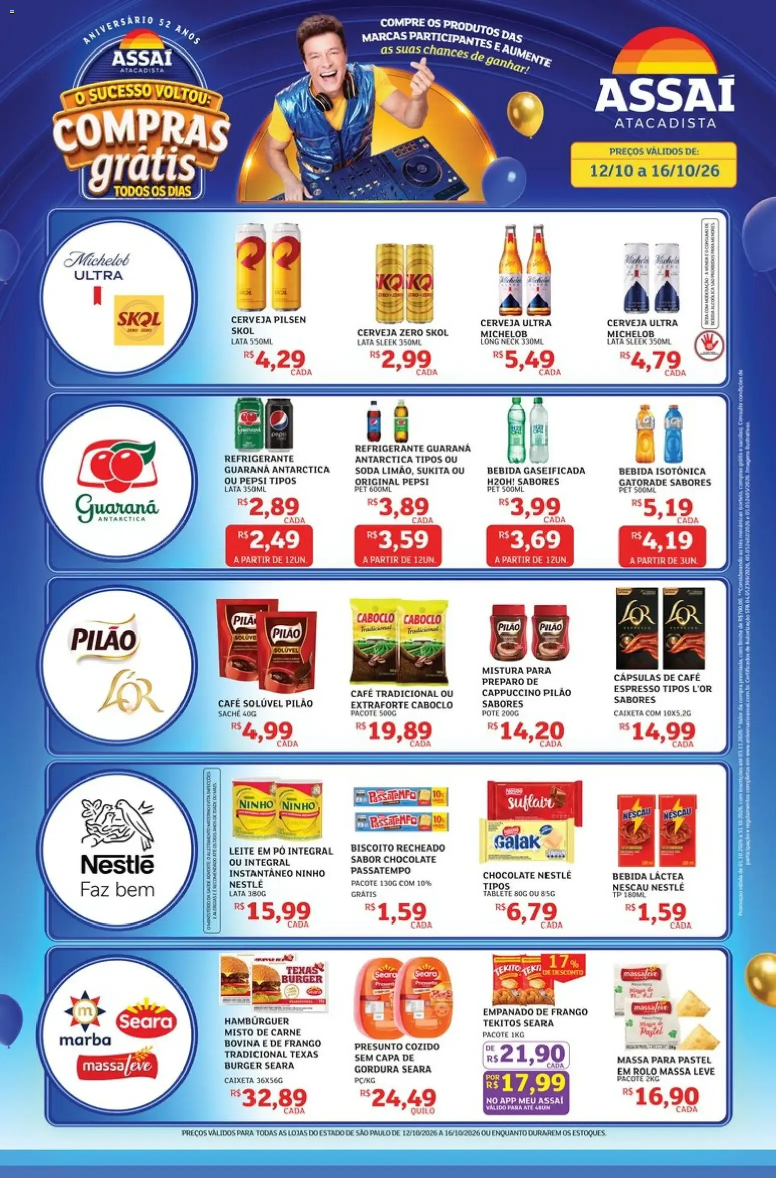 Encarte de Assaí Atacadista ofertas de 12/10/2026 | Promoções Online 12 de outubro até 16 de outubro 2026 - Pagina 1