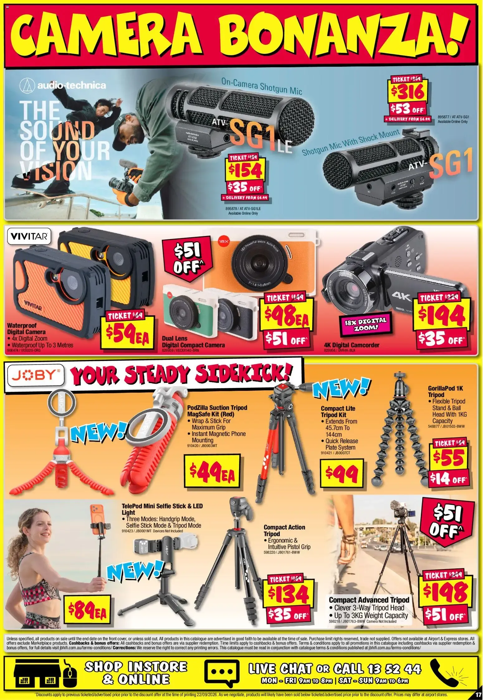 JB Hi-Fi catalogue Camera Bonanza - 01/10/2026 > weekly / monthly specials - Catalogue valid from 1 October to 14 October 2026 - page 17