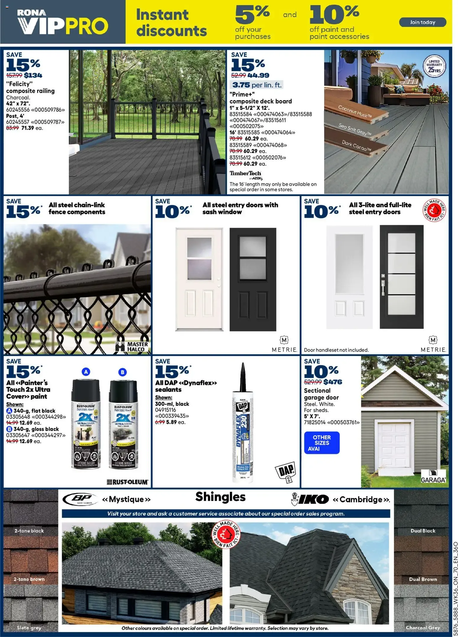 Rona weekly flyer from Oct 1, 2026 > weekly specials & deals from October 1 to October 14 2026 - flyer page 17