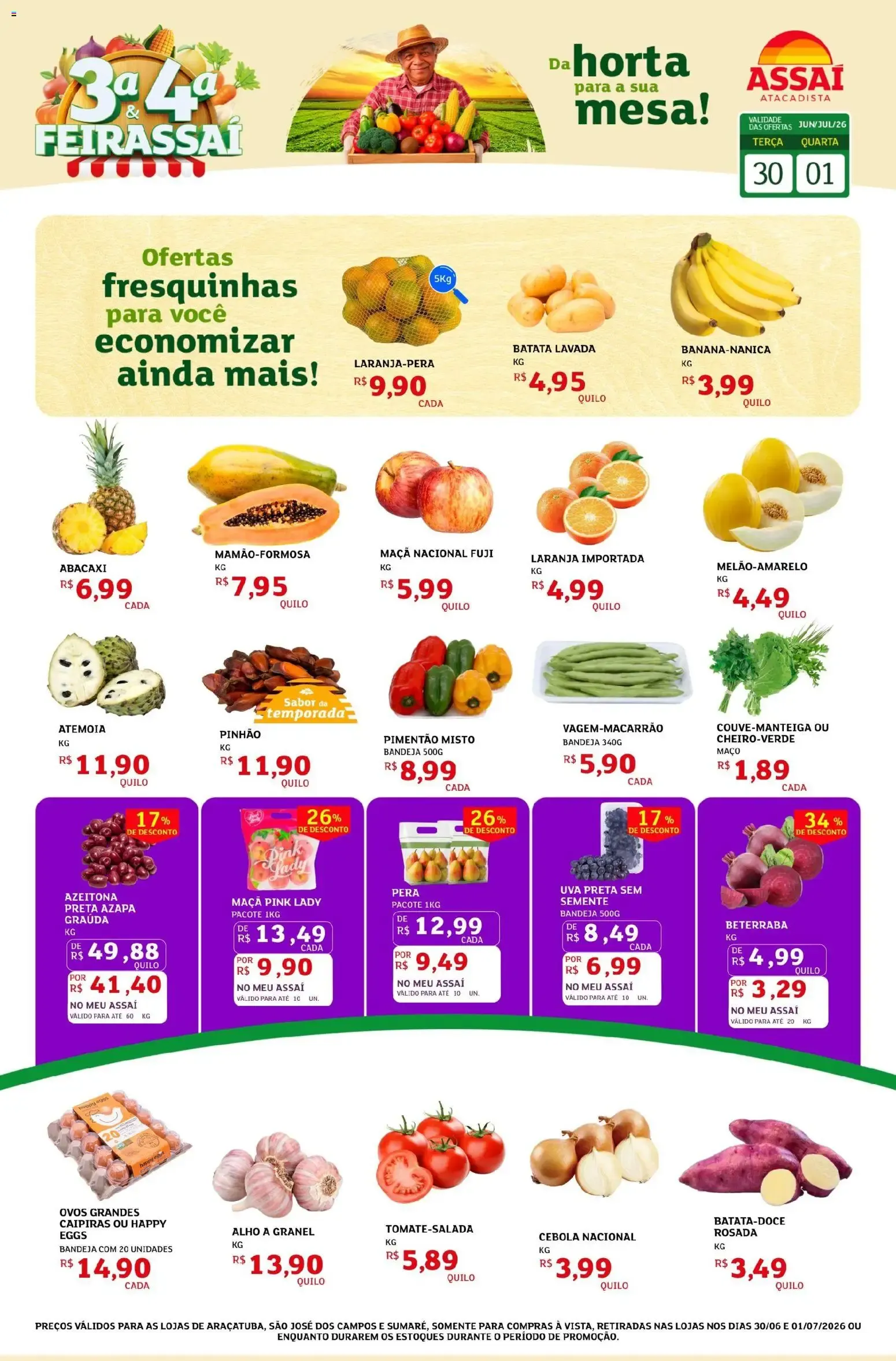 Encarte de Assaí Atacadista ofertas - SP de 30/06/2026 | Promoções Online 30 de junho até 1 de julho 2026 - Pagina 1