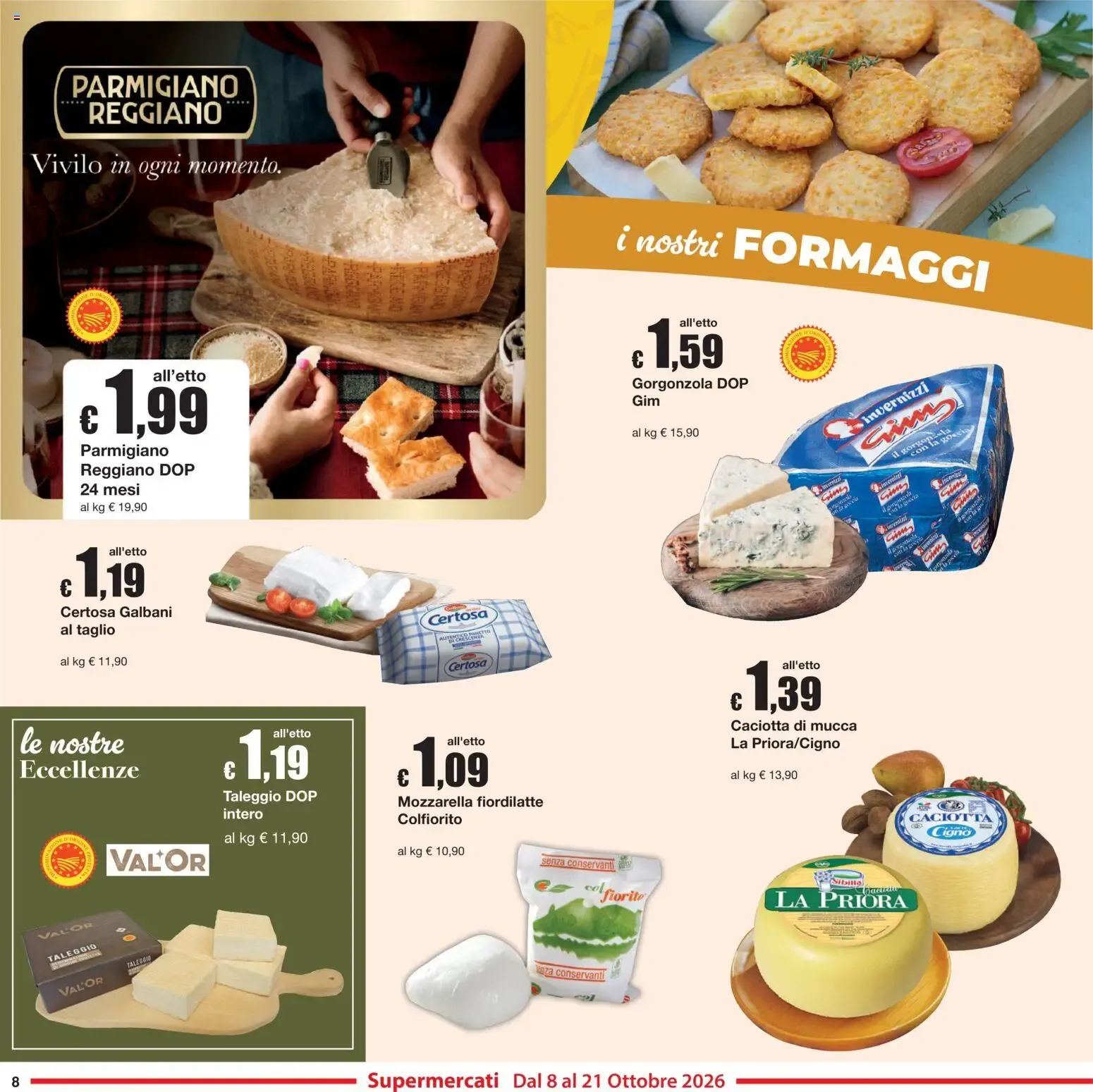 Sì con Te Sotto Prezzo da 8 ottobre a 21 ottobre di 2026 - Pagina del volantino 8
