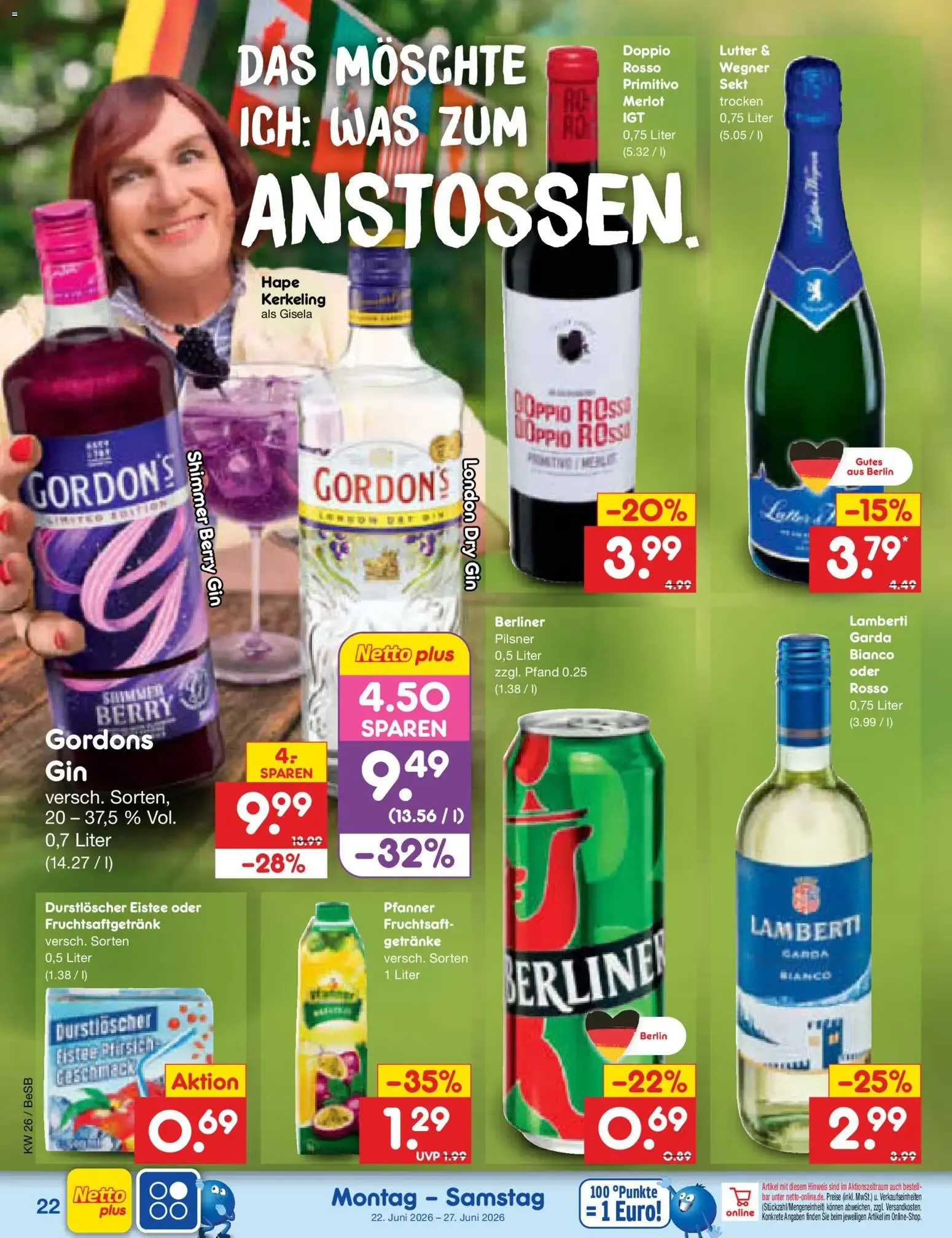 Netto Marken-Discount Prospekt (ab 22.06.2026) » Angebote von 22. Juni bis 27. Juni 2026 - Prospekt seite 30