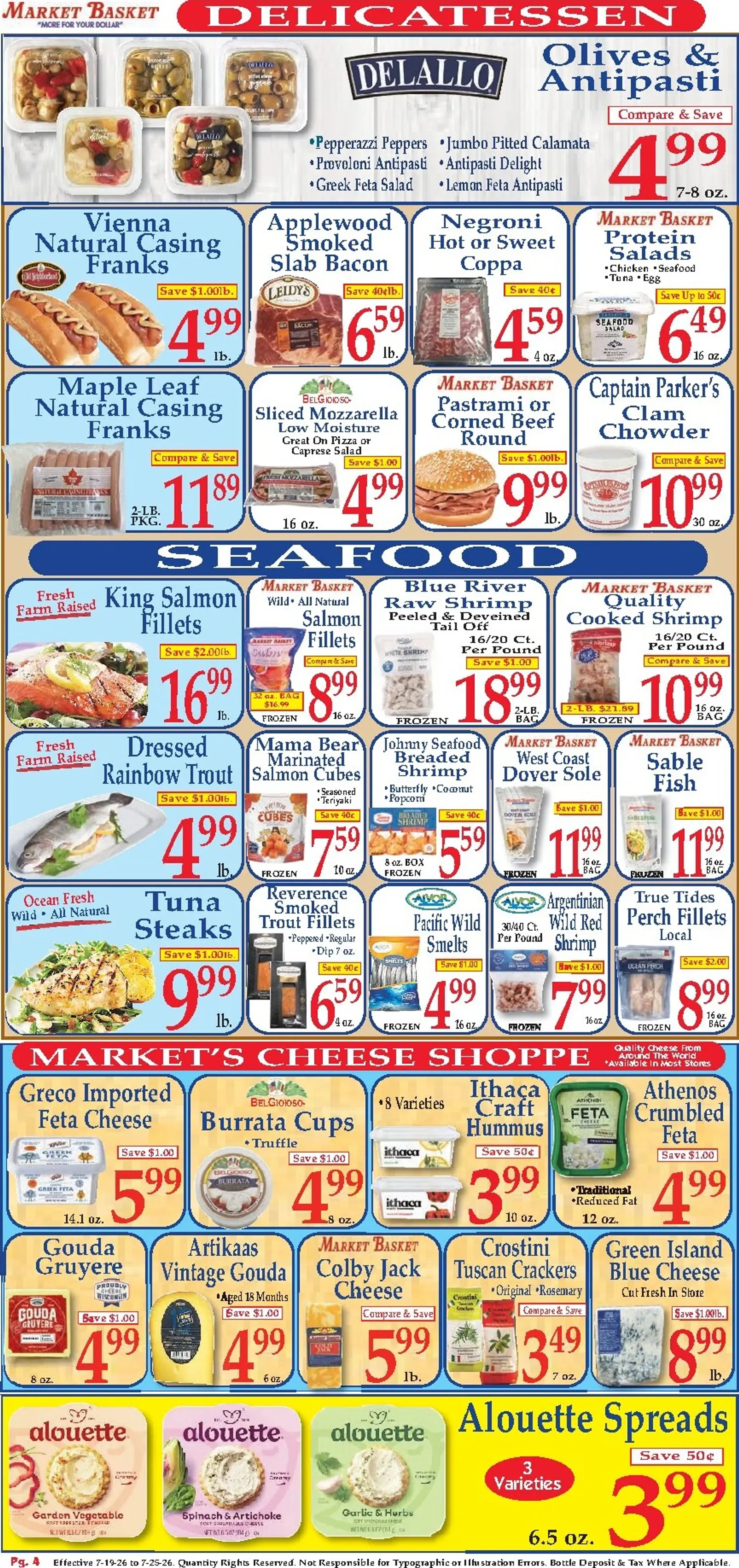 Weekly ad Market Basket - More for your Dollar from July 19 to July 25 2026 - Page 4