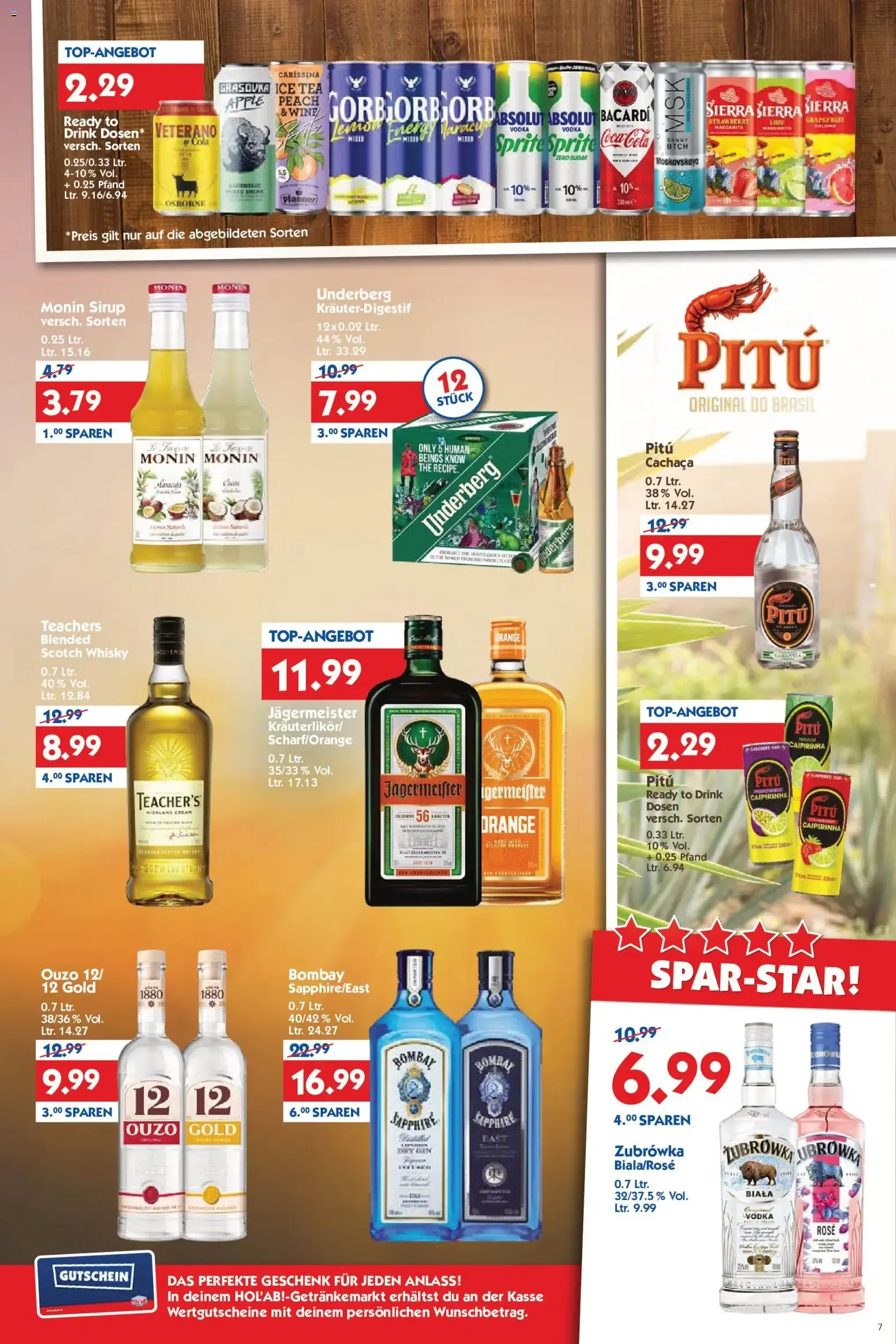 HOL'AB! Getränke Markt von 27. Juli bis 1. August 2026 - Prospekt seite 7