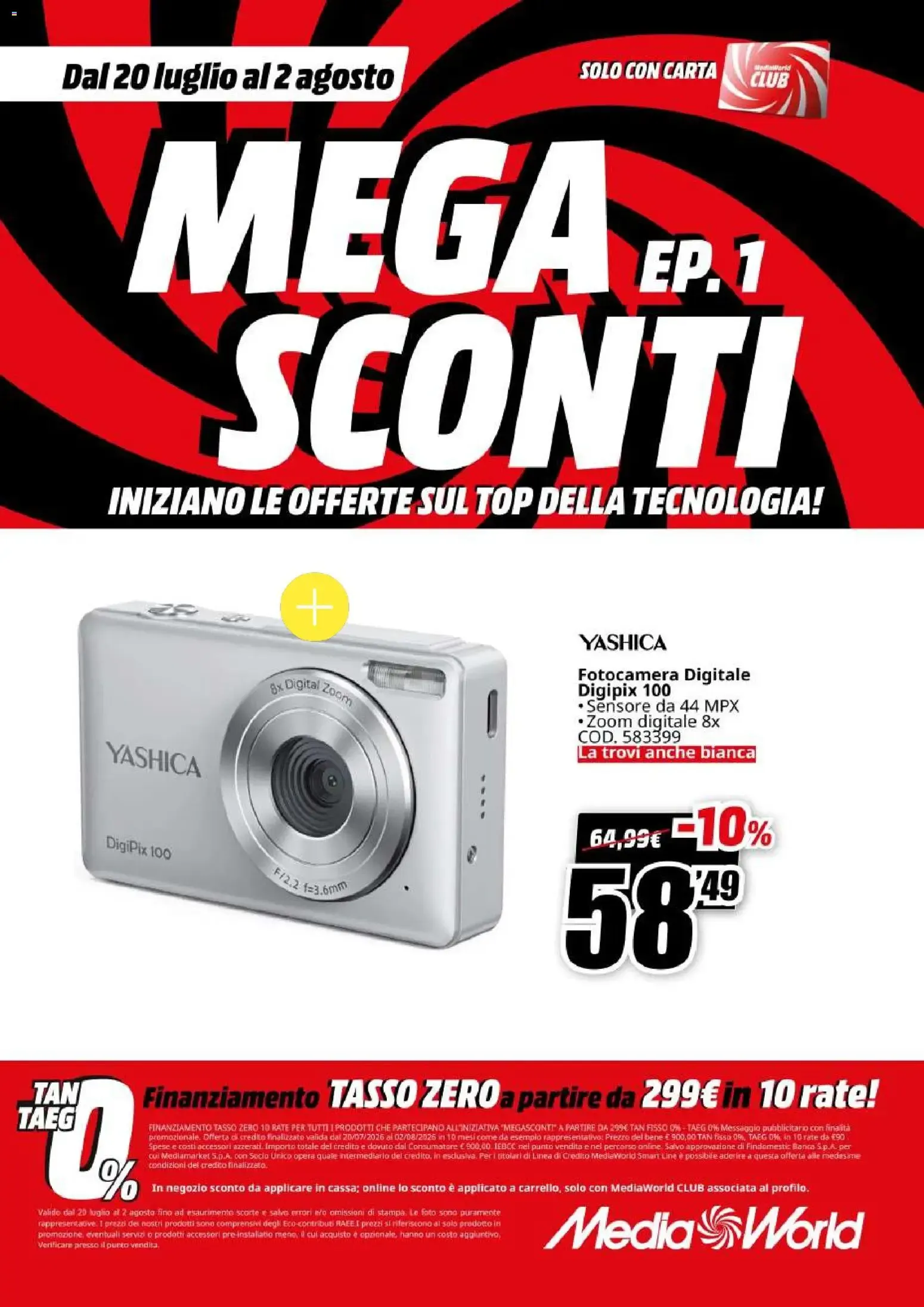 Nuovo Media World volantino Sconti dal 20/07/2026 > offerte anteprima 🛍️ da 20 luglio a 2 agosto di 2026 - Pagina del volantino 12