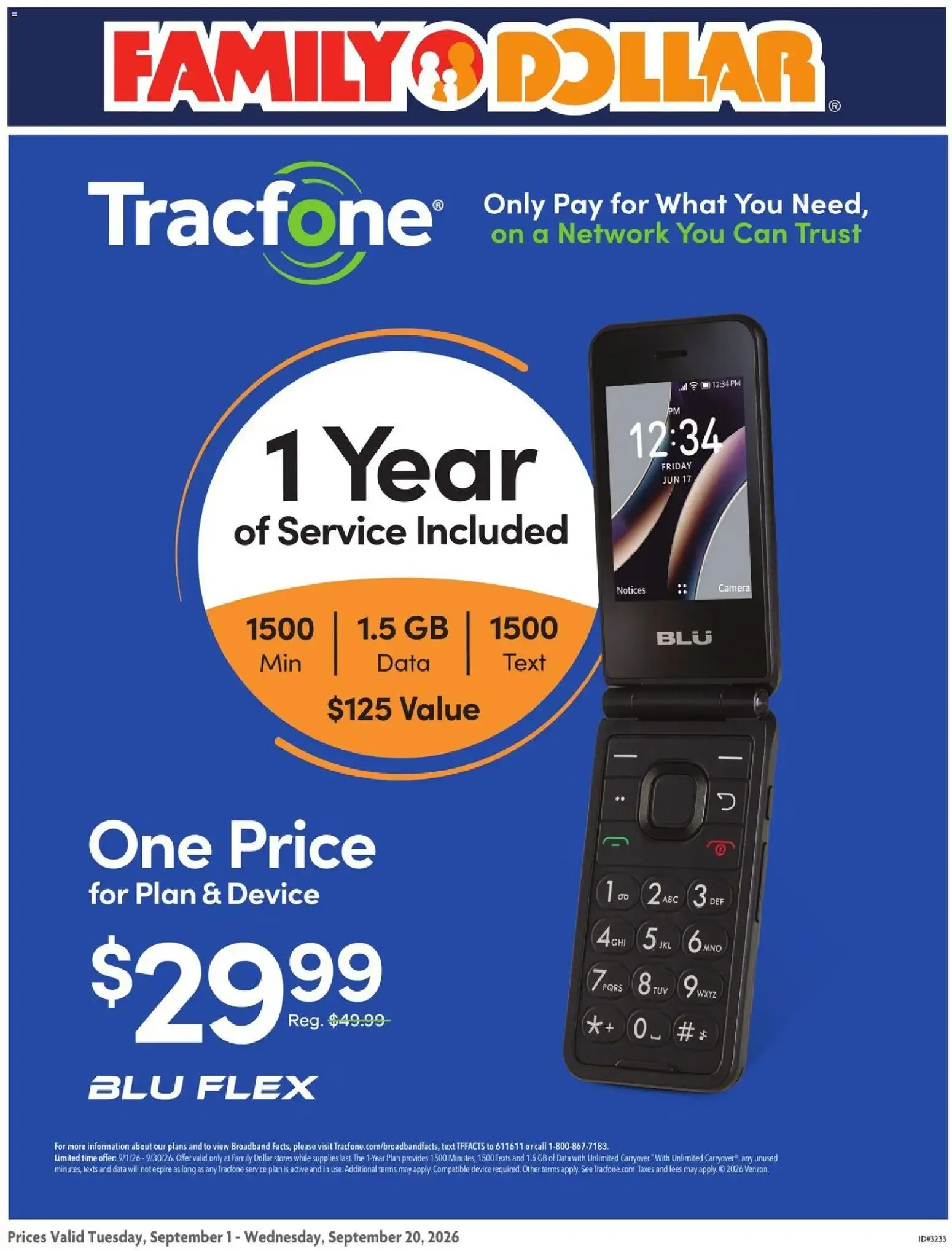 Weekly ad Family Dollar - Knockout deals (Total Wireless) from September 1 to September 20 2026 - Page 2