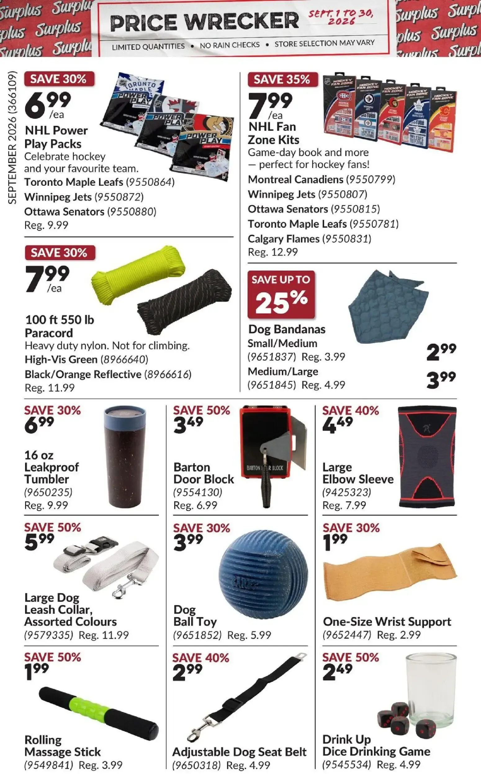 Princess Auto flyer- Price Wrecker from Sep 1, 2026 > weekly specials & deals from September 1 to September 30 2026 - flyer page 13