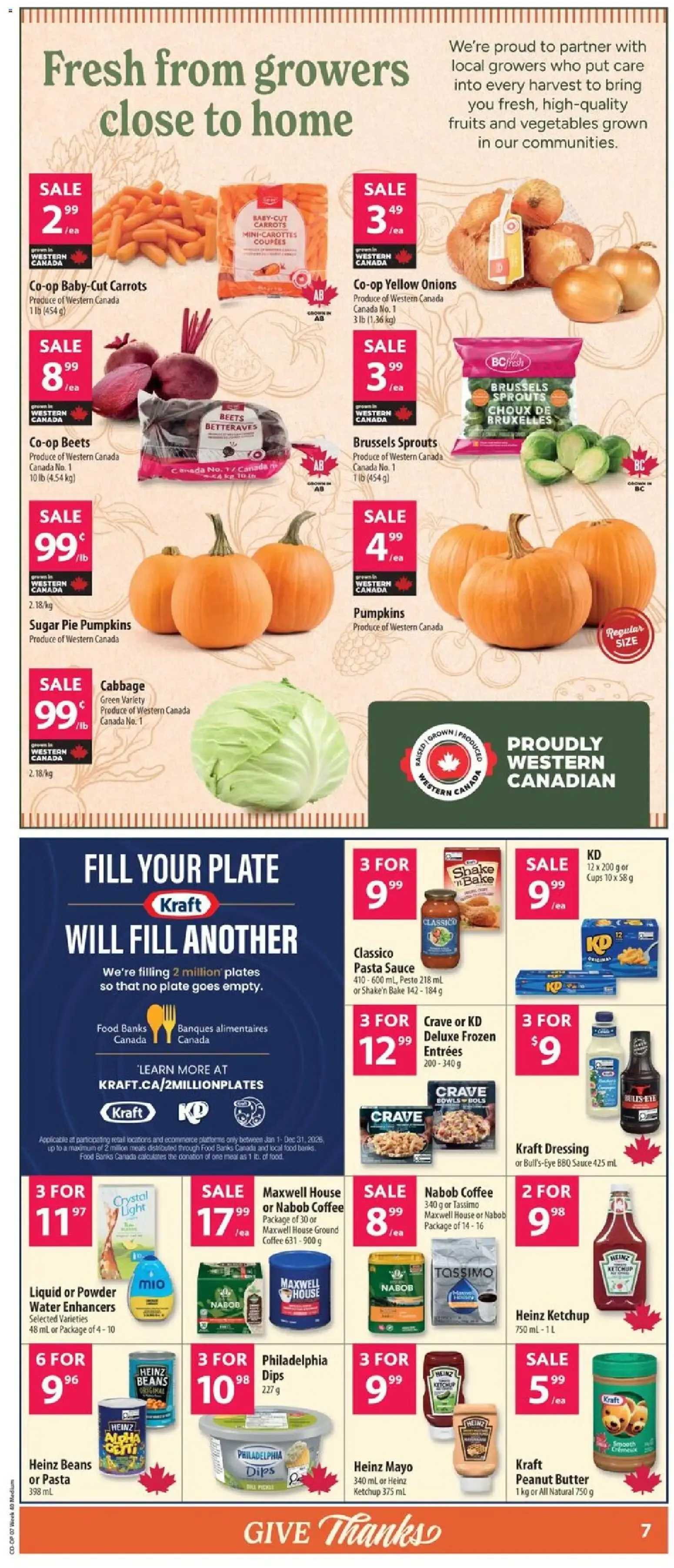 Co-op Give Thanks Flyer from October 1 to October 7 2026 - flyer page 17