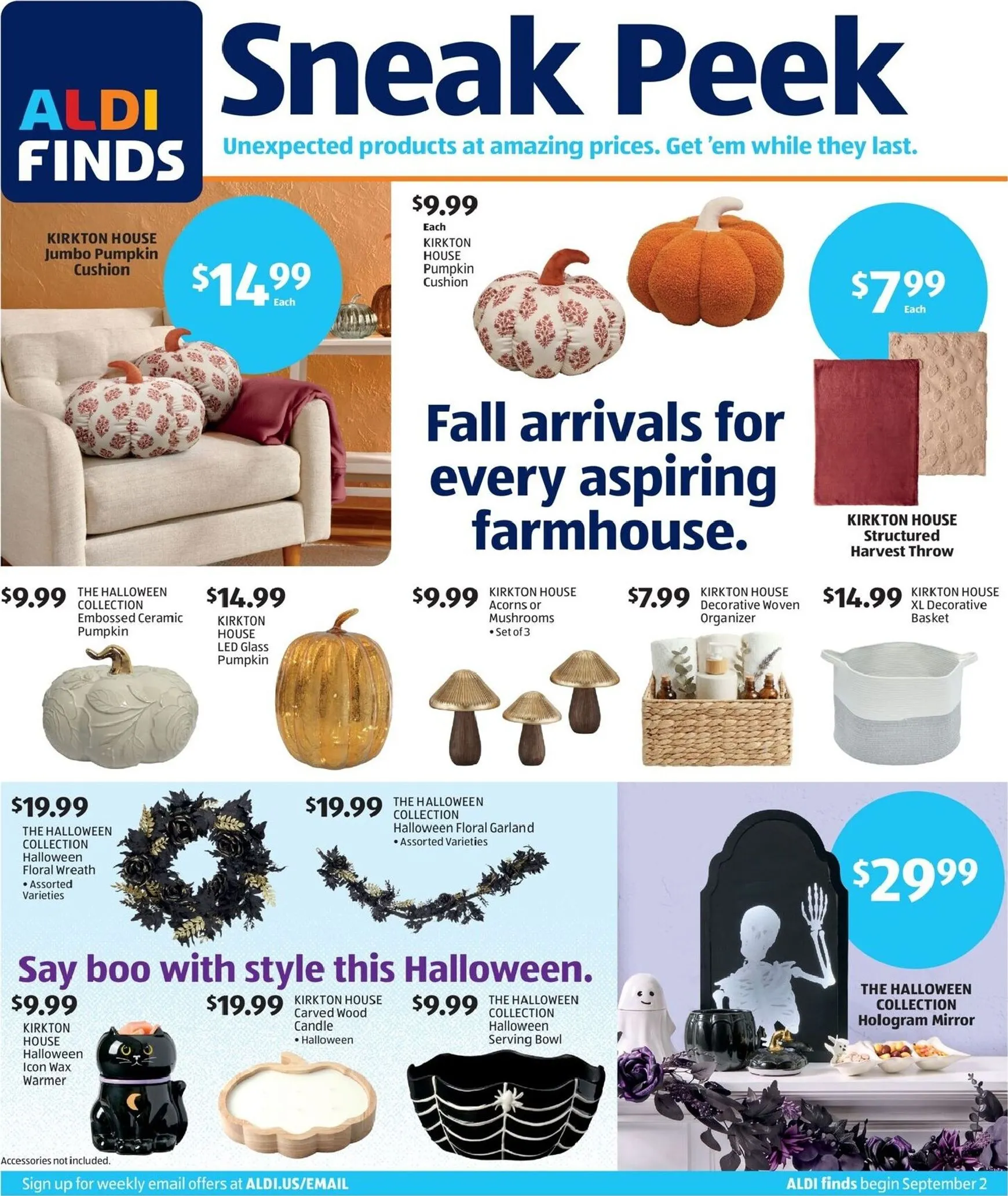 Weekly ad ALDI - Sneak Peek flyer for next week from Wednesday 09/02/2026 to Tuesday 09/08/2026 from February 9 to September 8 2026 - Page 1