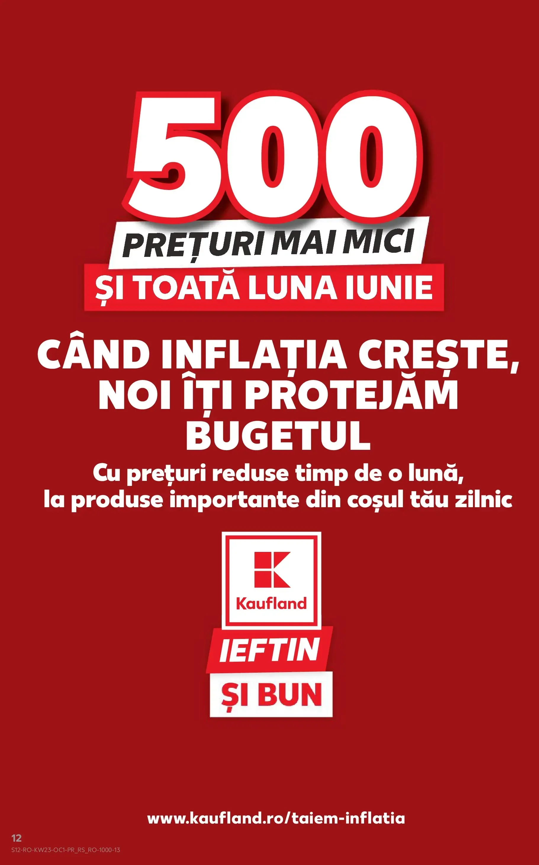 Catalog Kaufland Catalog Tăiem inflația 03.06.2026 - Revista si Oferta de la 3 iunie până la 30 iunie 2026 - Revista Pagina 12