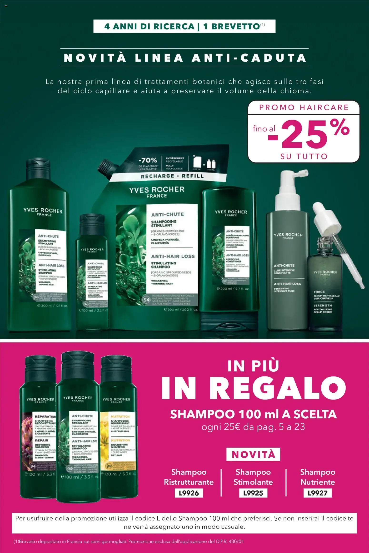 Yves Rocher Catalogo 11: Novità Tecnologia Anti-Caduta da 31 agosto a 23 settembre di 2026 - Pagina del volantino 3