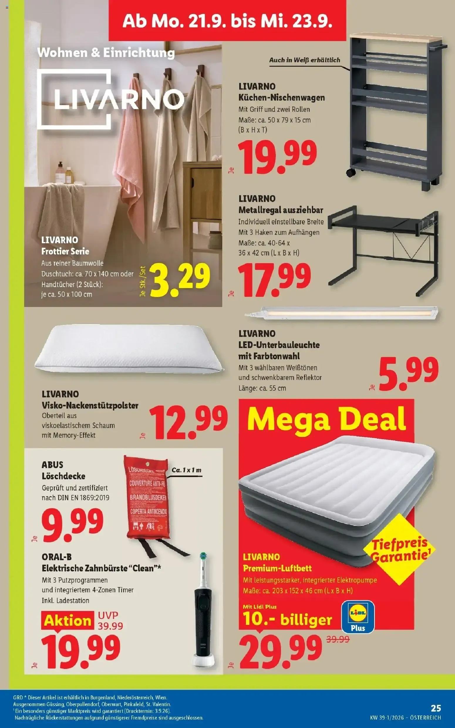 Lidl Aktion von 17. September bis 19. September 2026 - Flugblätt seite  30