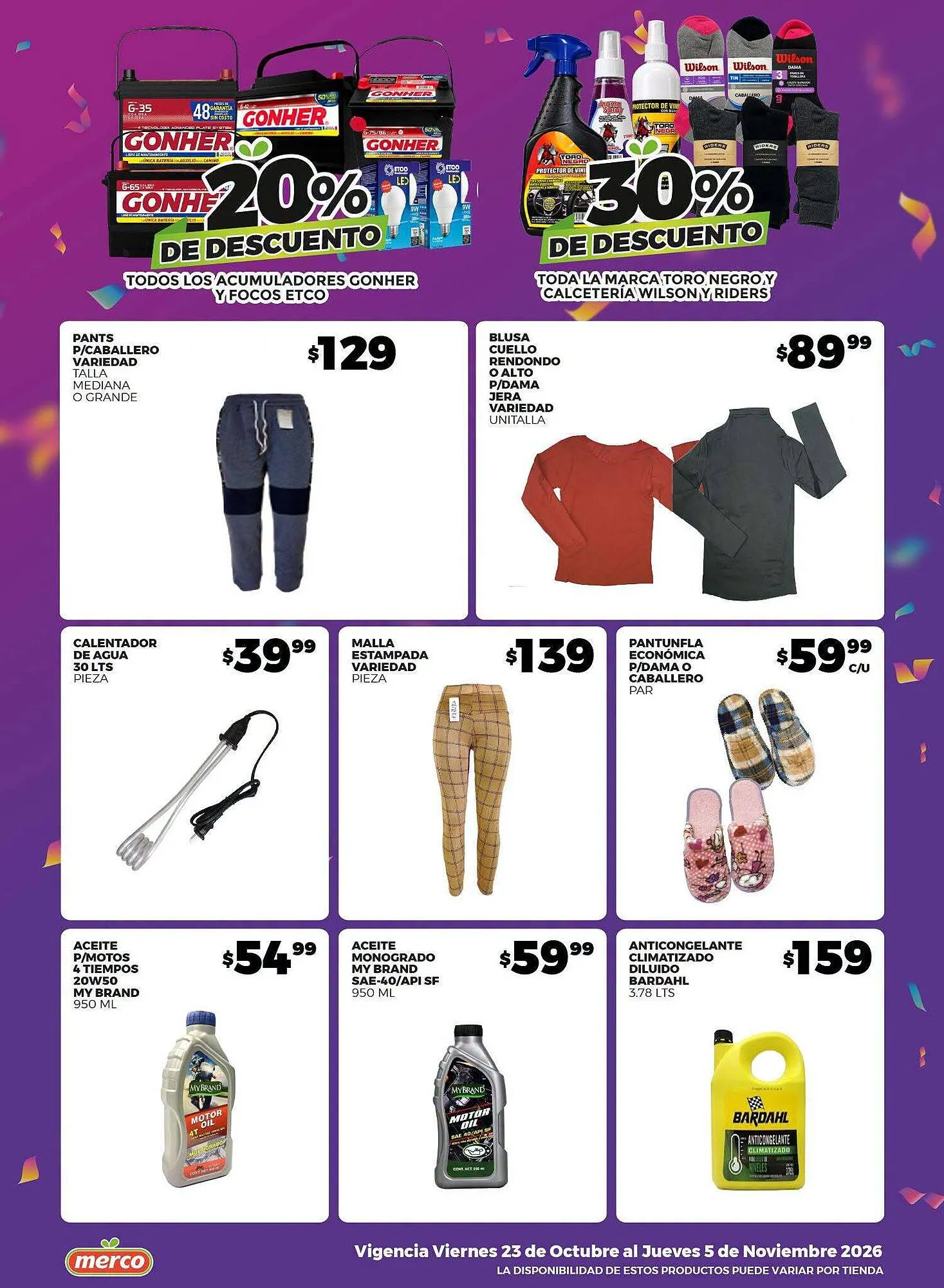 Catálogo de Halloween Merco 30 de octubre al 5 de noviembre 2026 - Pagina 4