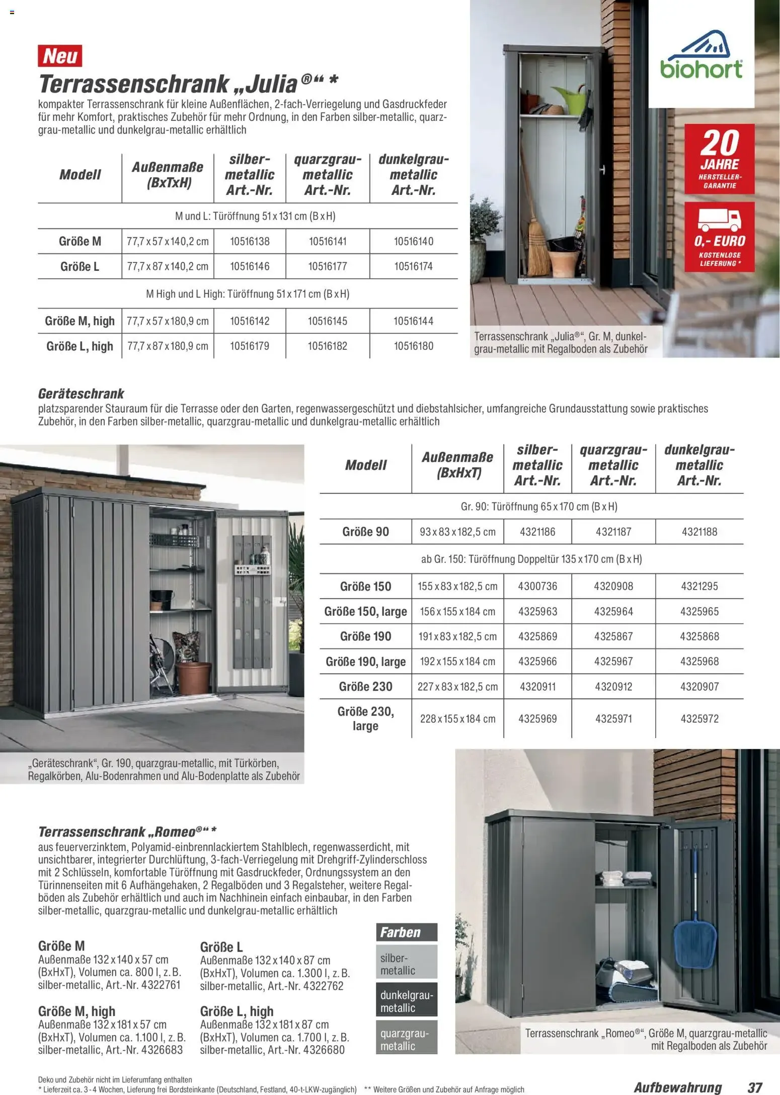 Toom Baumarkt Gartenhäuser & Carports 2026 (ab 20.02.2026) zum Blättern von 20. Februar bis 30. Juni 2026 - Prospekt seite 37