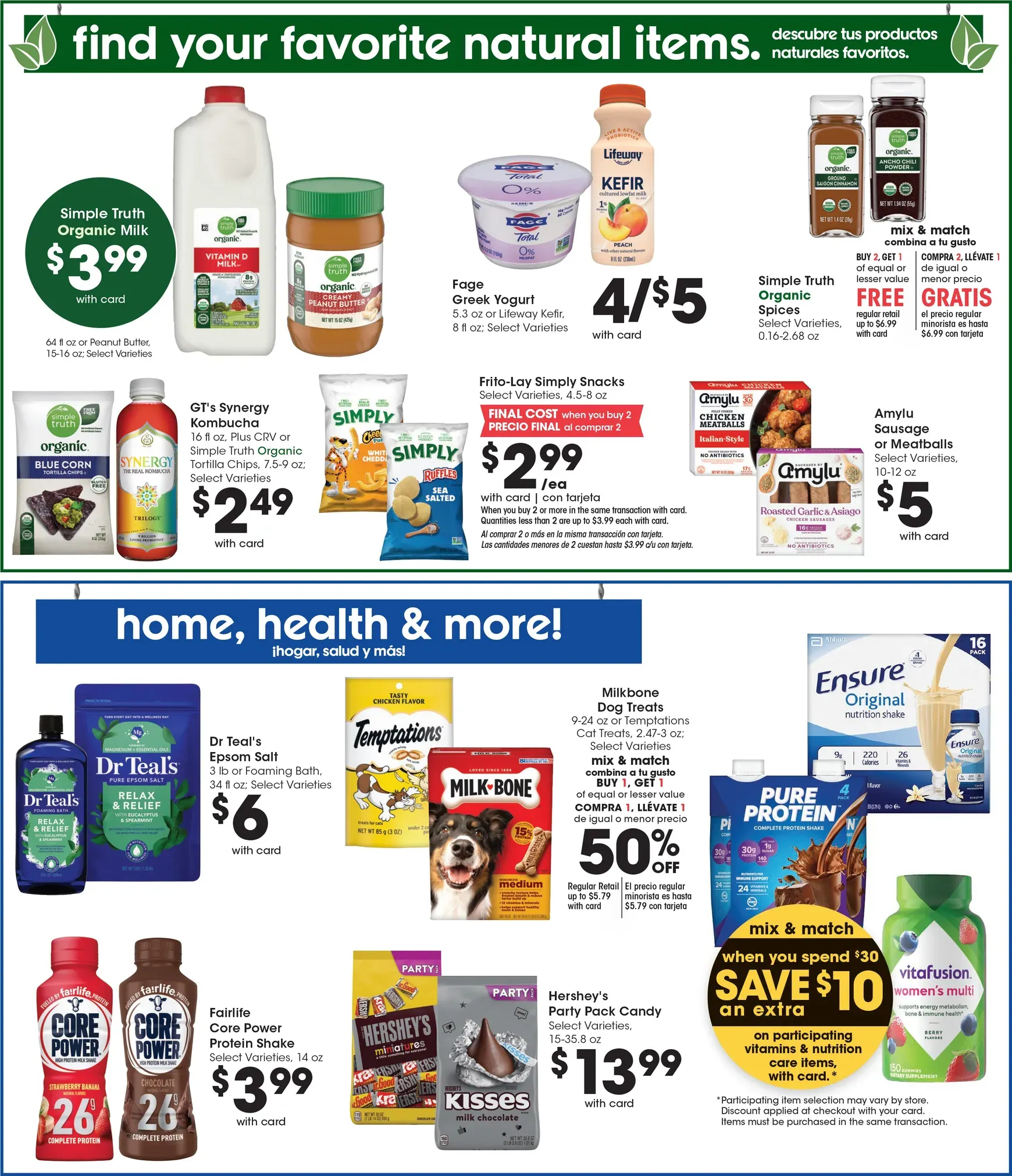 Weekly promotion Current Ralphs leaflet valid from Wednesday 10/21/2026 to Tuesday 10/27/2026 spanning from October 21 to October 27 2026 - Page 10 for Catalogue 365