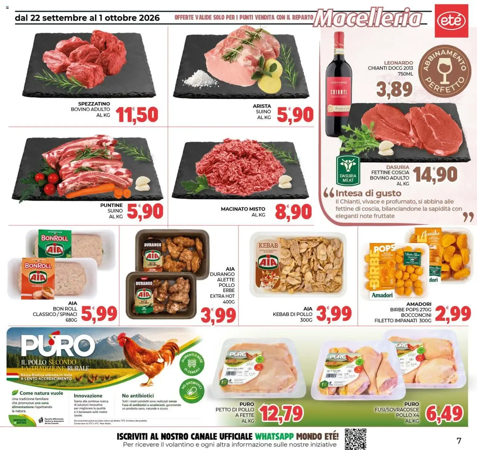 Eté volantino dal 22/09/2026 - online Offerte da 22 settembre a 1 ottobre di 2026 - Pagina del volantino 7