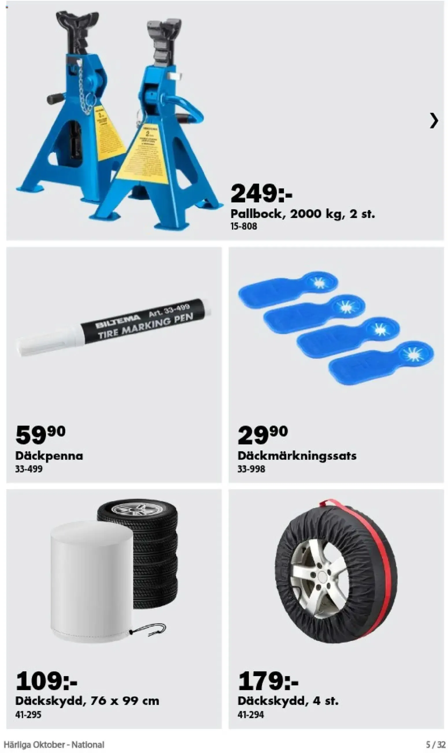 Biltema från 25 september till 22 oktober 2026 - Reklamblad sidor 5