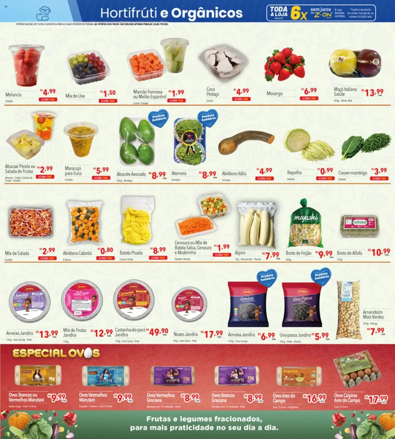 Encarte de Supermercados Condor ofertas Campanha Solidária de 10/08/2026 10 de agosto até 25 de agosto 2026 - Pagina 9