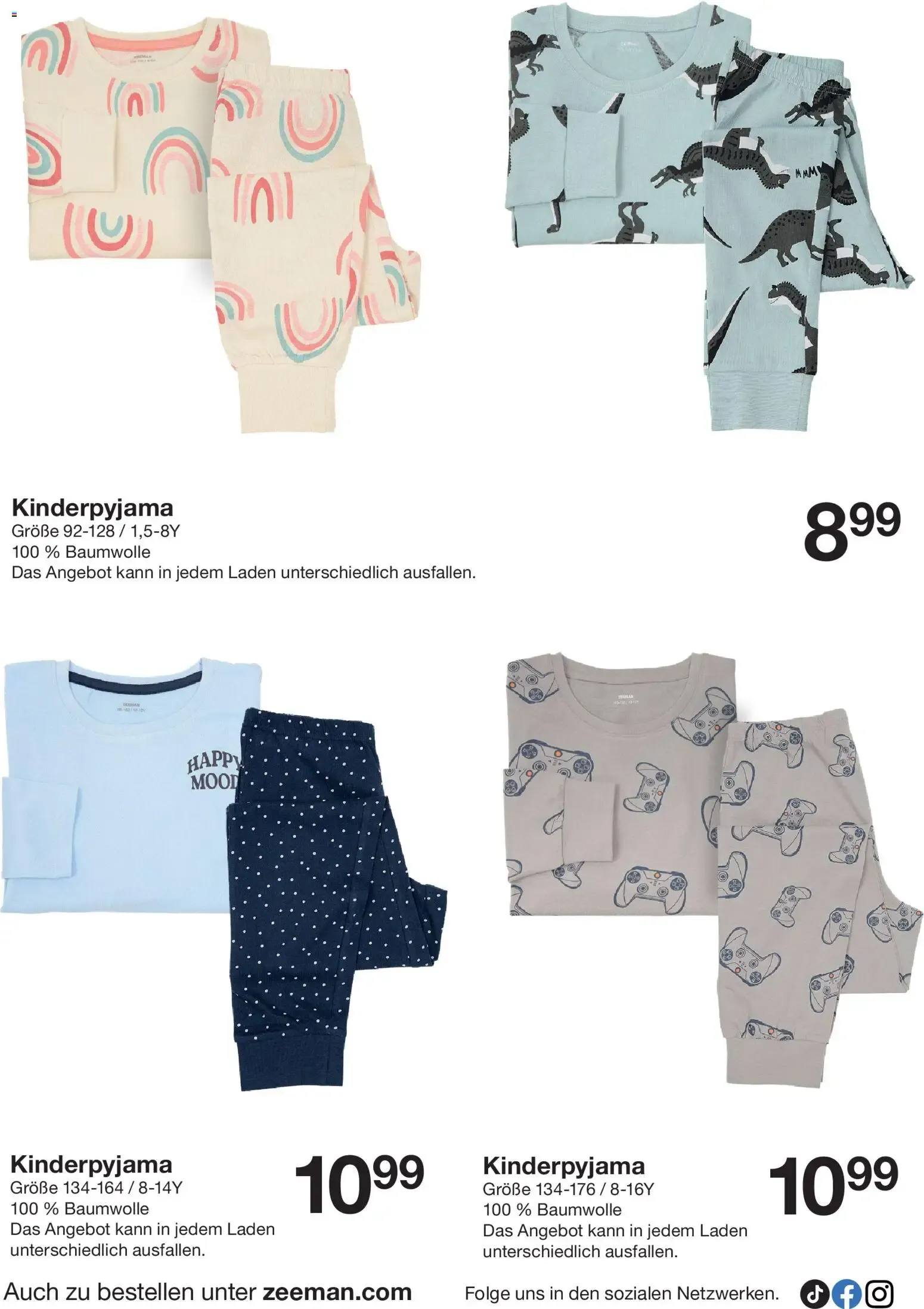 Diese Woche: warme Pyjamas für jeden. von 24. Oktober bis 6. November 2026 - Prospekt seite 12
