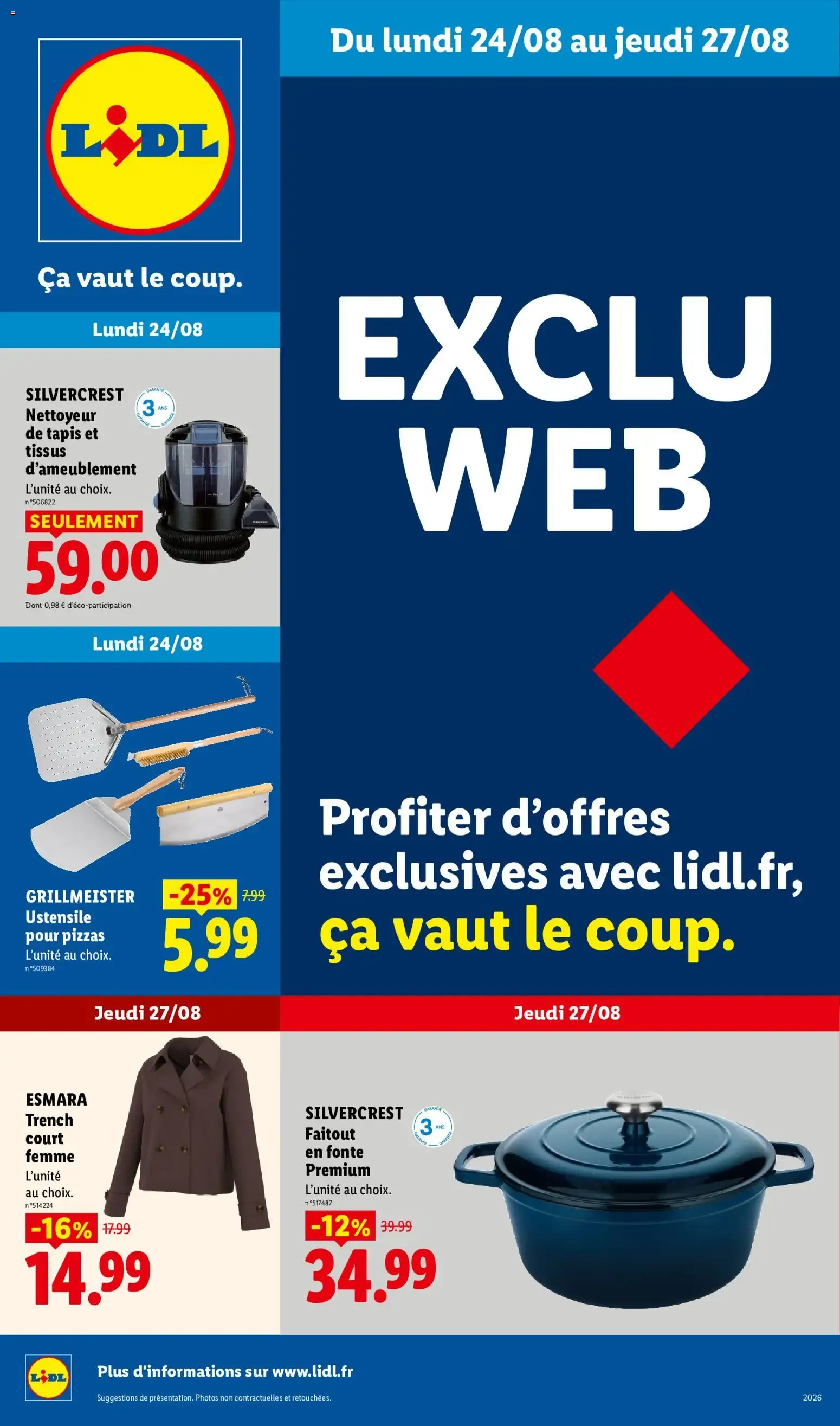 Catalogue LIDL du 24/08/2026 | Promo prospectus en ligne
