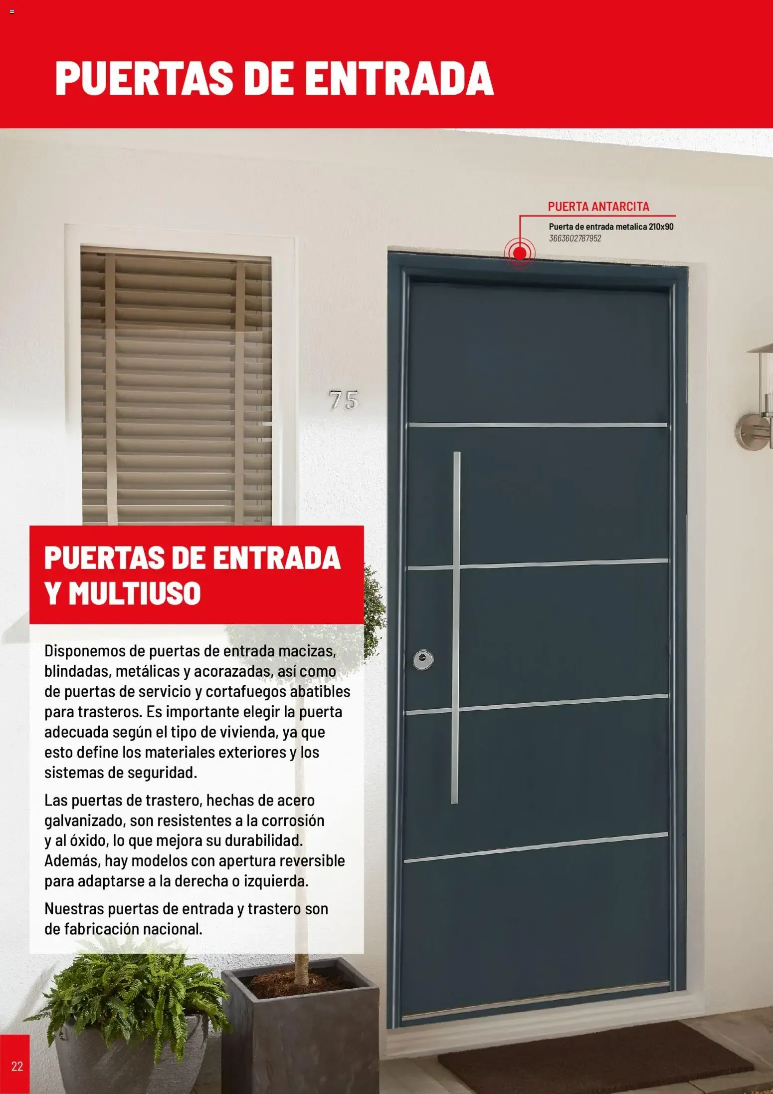 Catálogo de Brico Depôt Catálogo Puertas y Ventanas 2026 7 de octubre al 31 de diciembre 2026 - Página 22