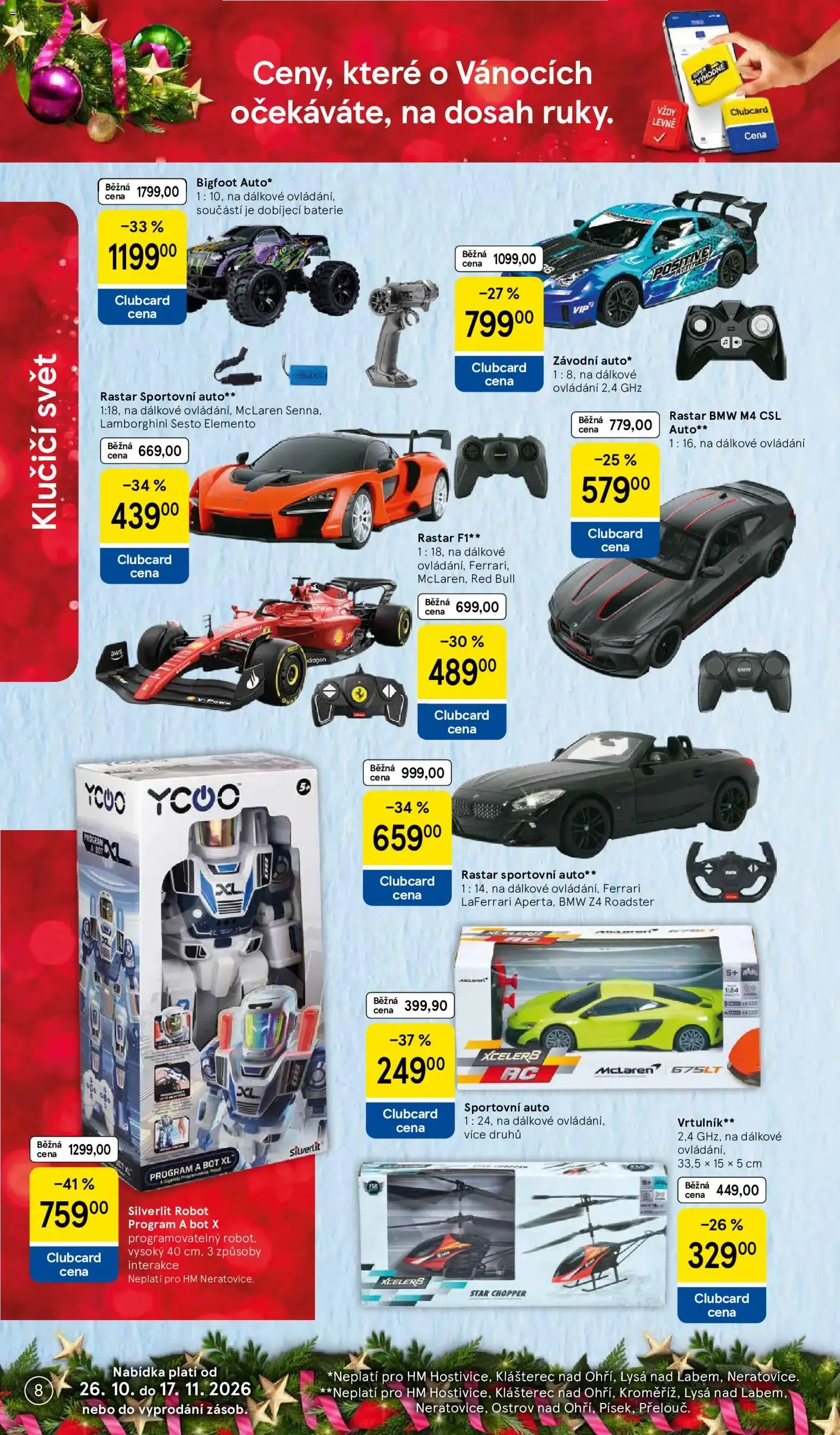 TESCO Vánoční katalog hraček - 26. října 17. listopadu 2026 - Page 8
