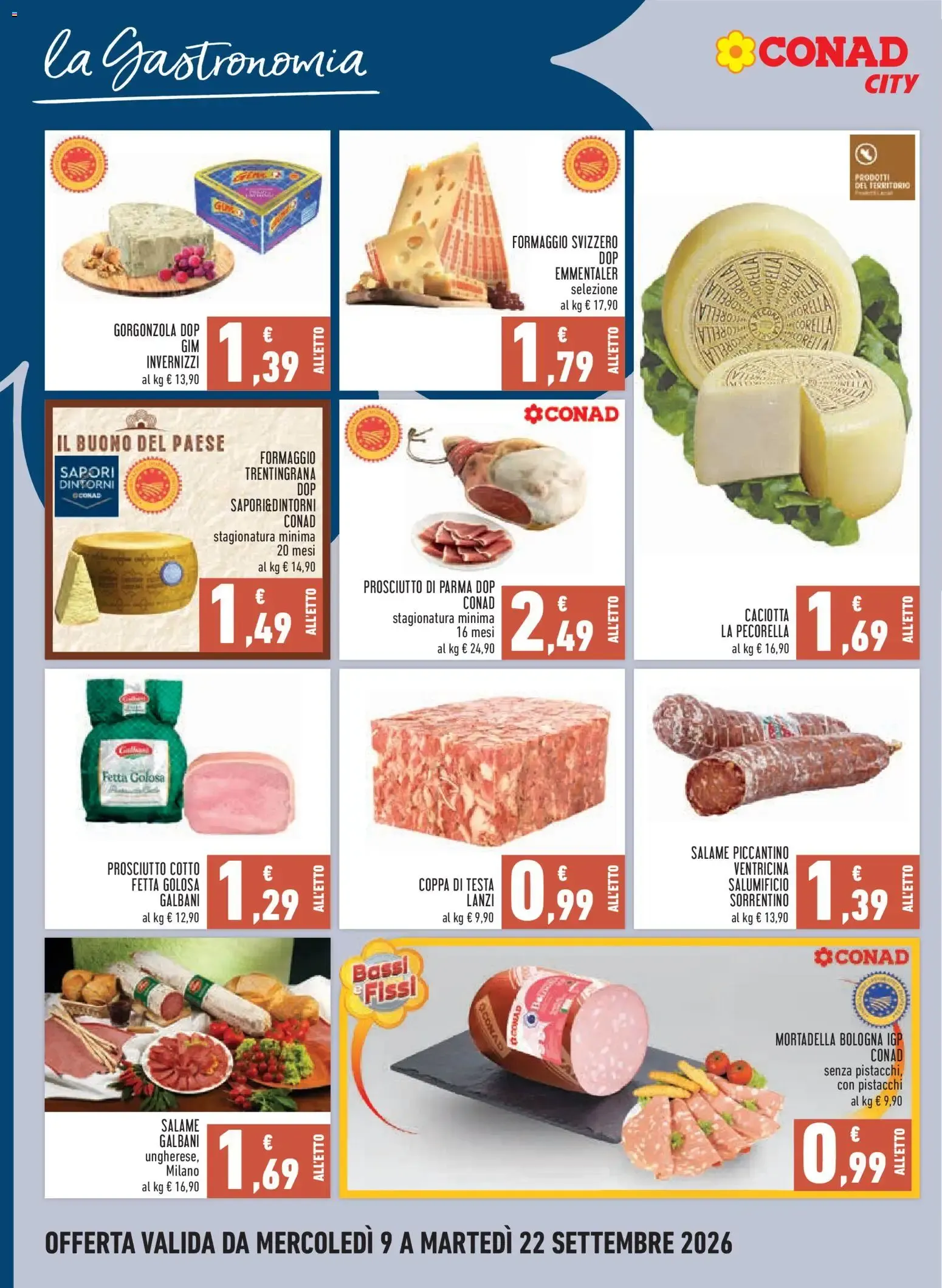 Volantino Conad City - Campioni del Risparmio da 9 settembre a 22 settembre di 2026 - Pagina del volantino 8