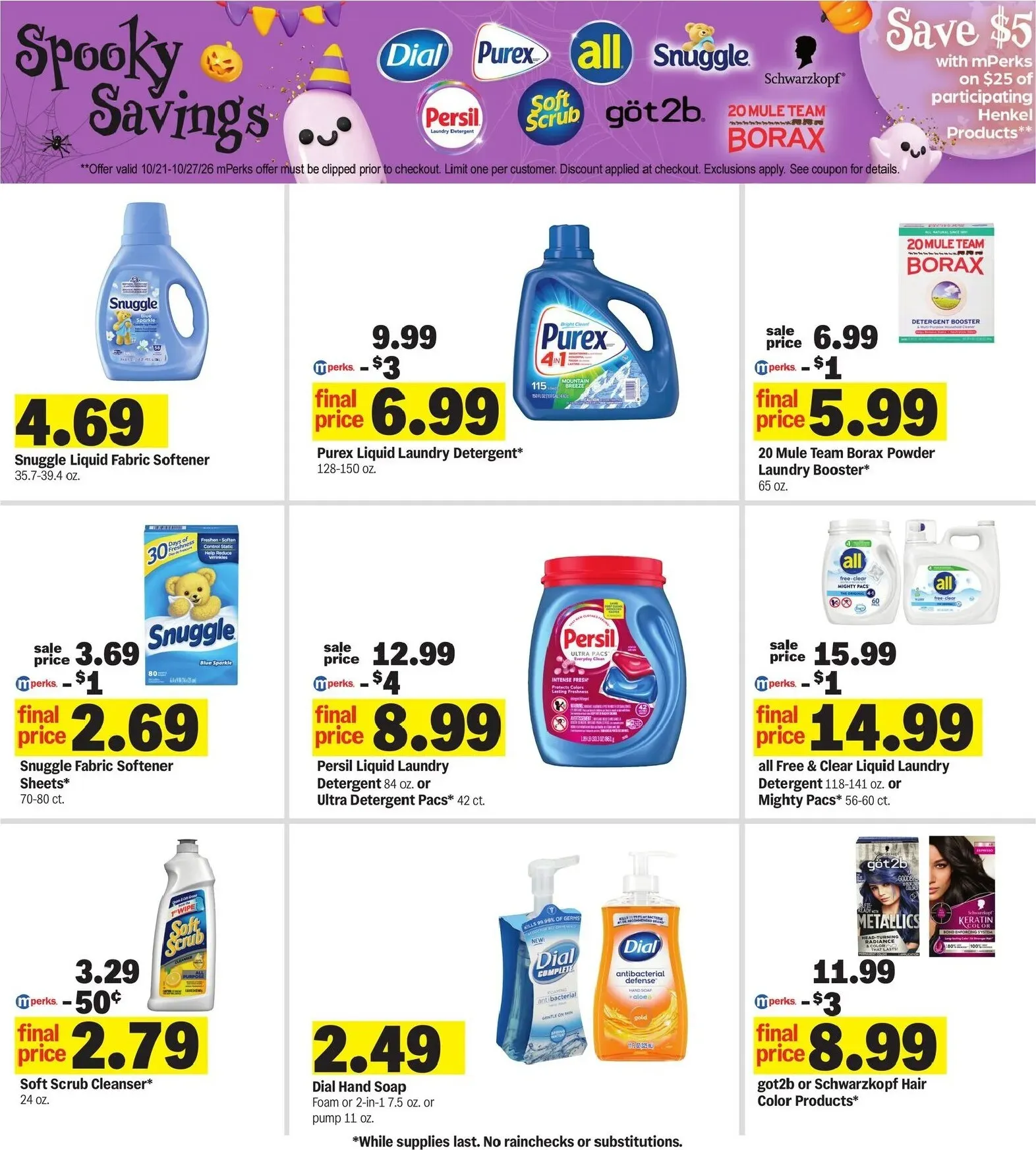 Weekly ad Meijer Fright Night Faves. Real Low Prices. from October 21 to October 27 2026 - Page 43
