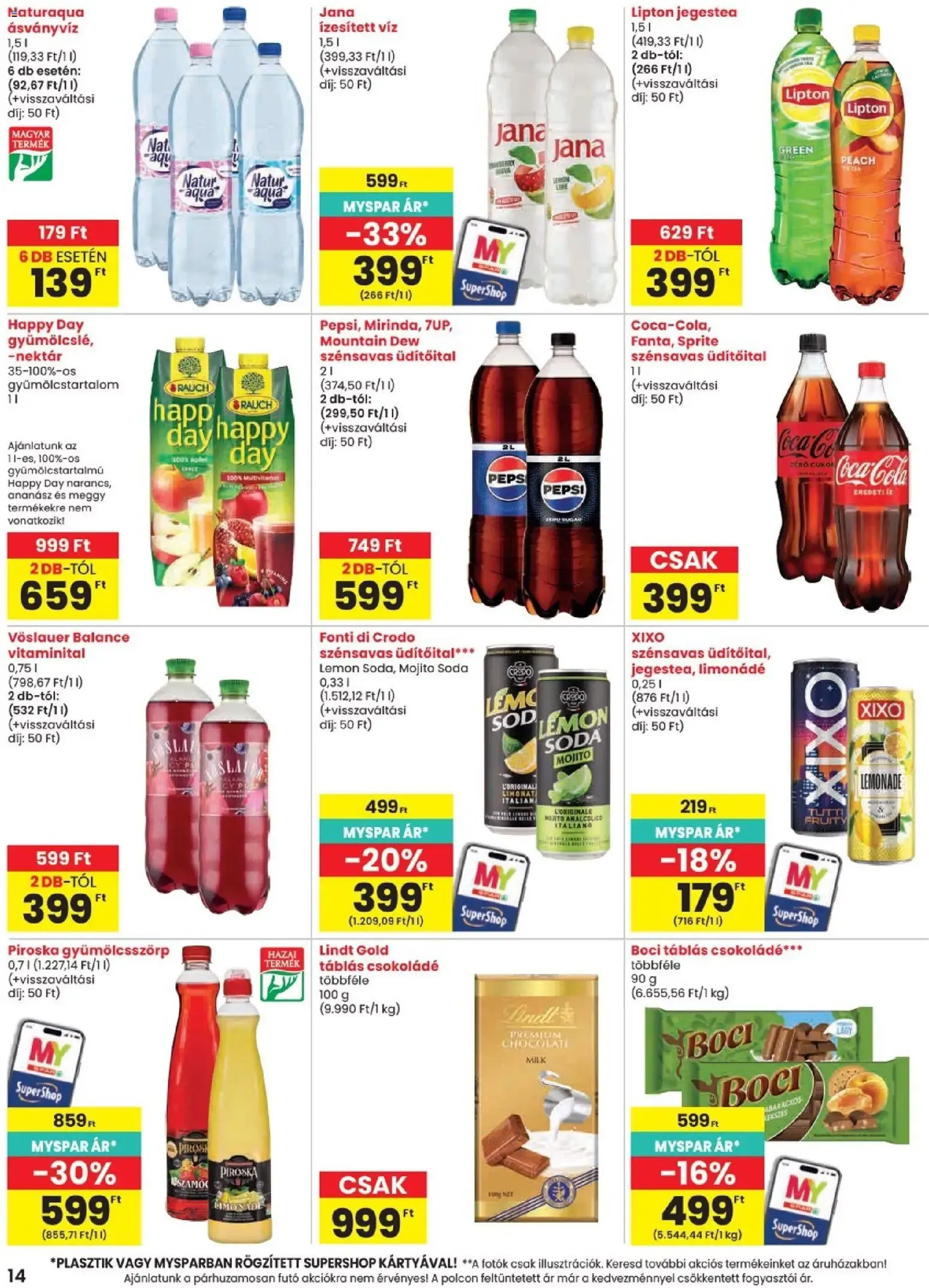 Katalógus SPAR Szülinapi akciók és szuper árak! szeptember 24.-tól szeptember 30.-ig 2026. - Oldal 14