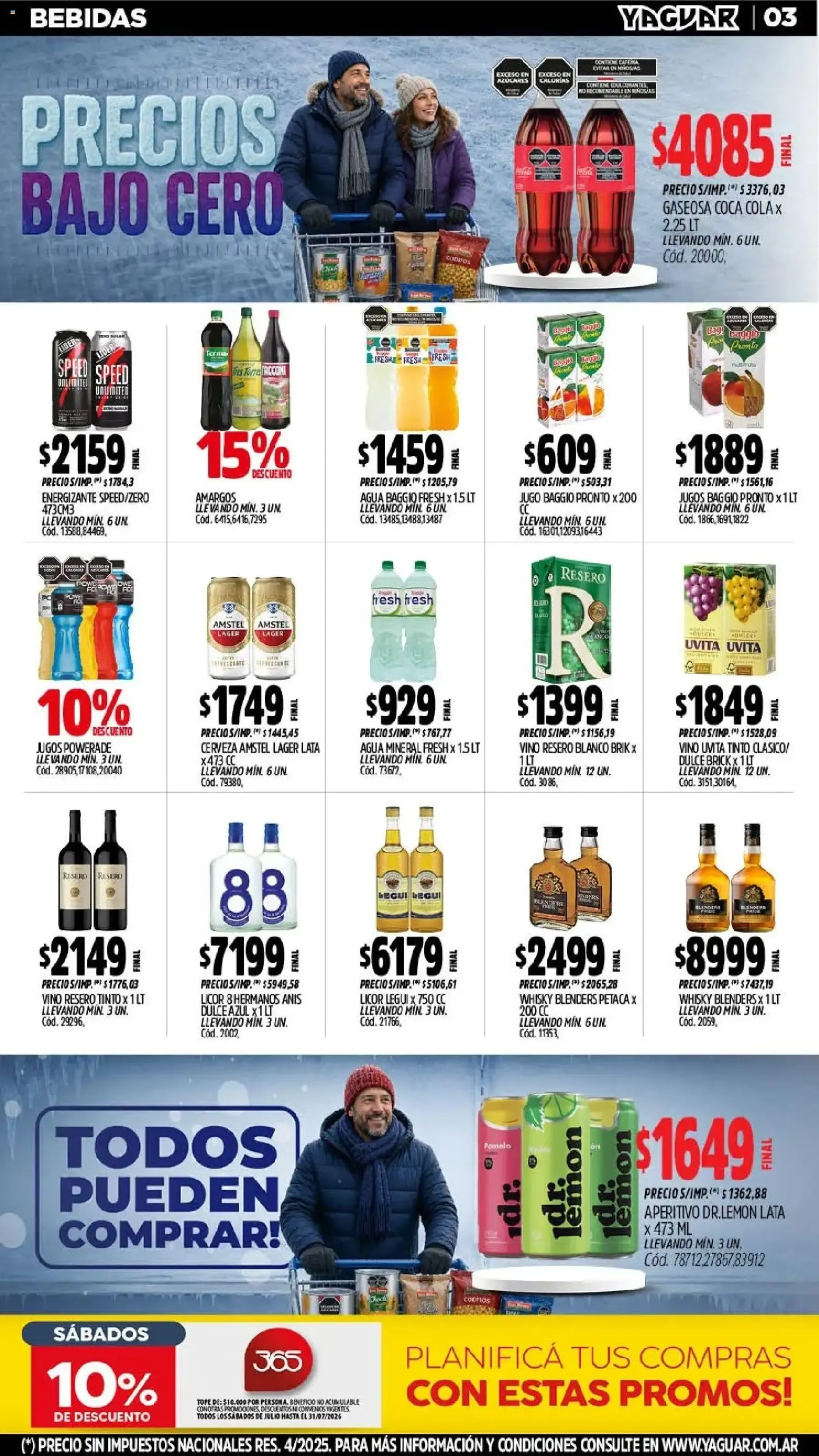 Ofertas de Mayorista Yaguar: Precios Bajo Cero 20 de julio al 26 de julio 2026 - Página 4 del catálogo