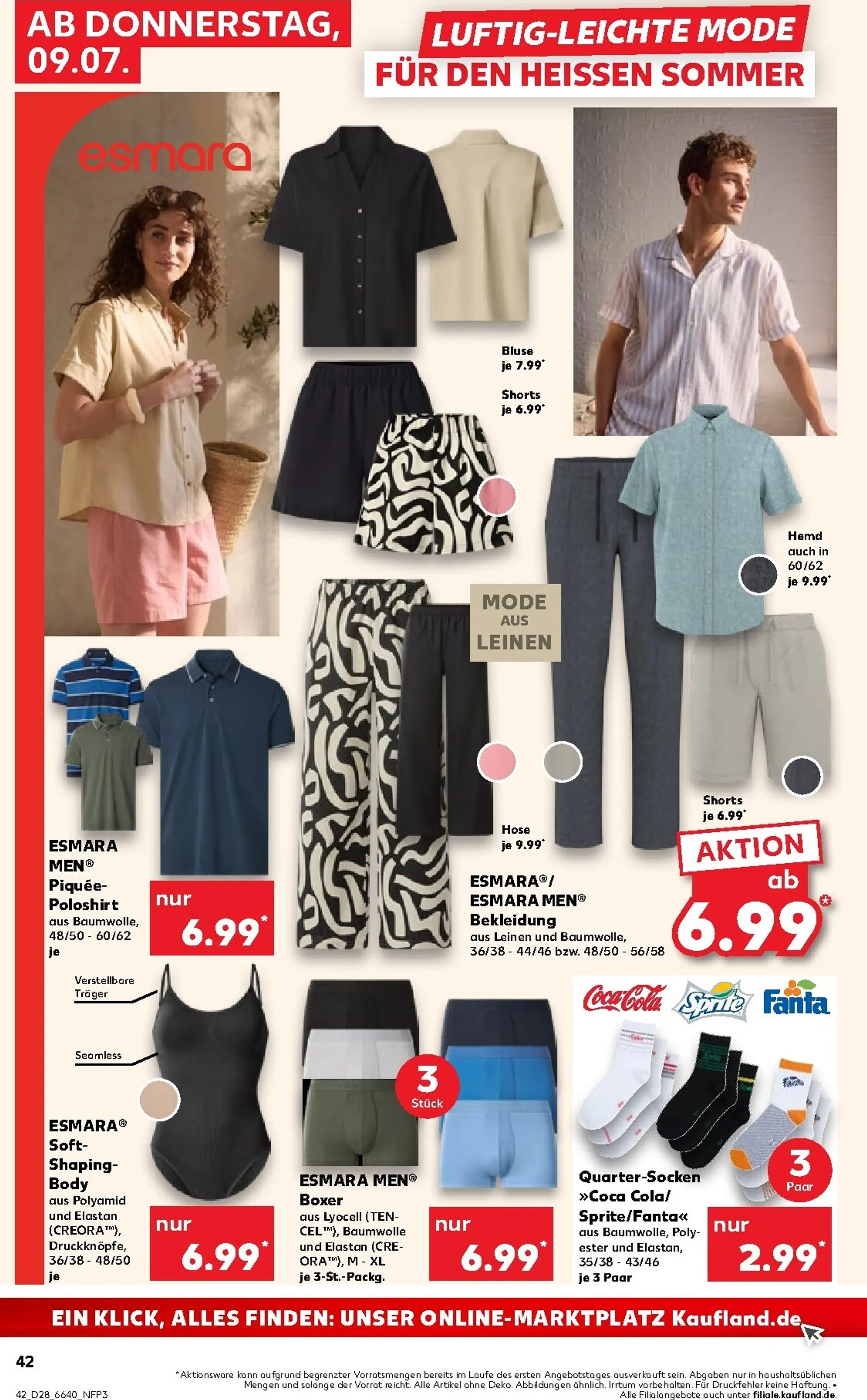 Kaufland Prospekt nächste Woche – von Donnerstag 09.07.2026 bis Mittwoch 15.07.2026 von 9. Juli bis 15. Juli 2026 - Prospekt seite 42
