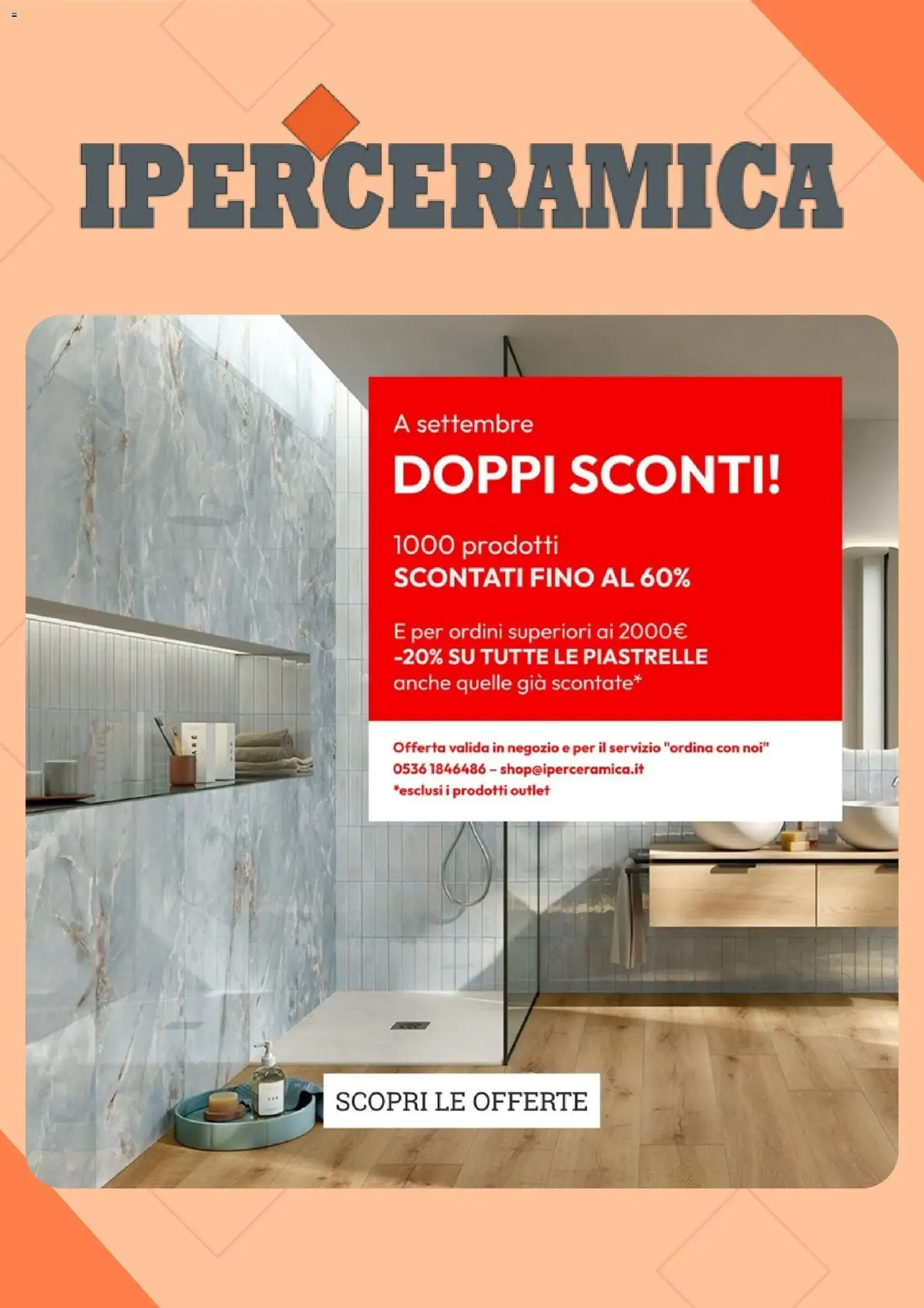Nuovo Iperceramica volantino dal 01/09/2026 > offerte anteprima 🛍️ da 1 settembre a 30 settembre di 2026 - Pagina del volantino 1