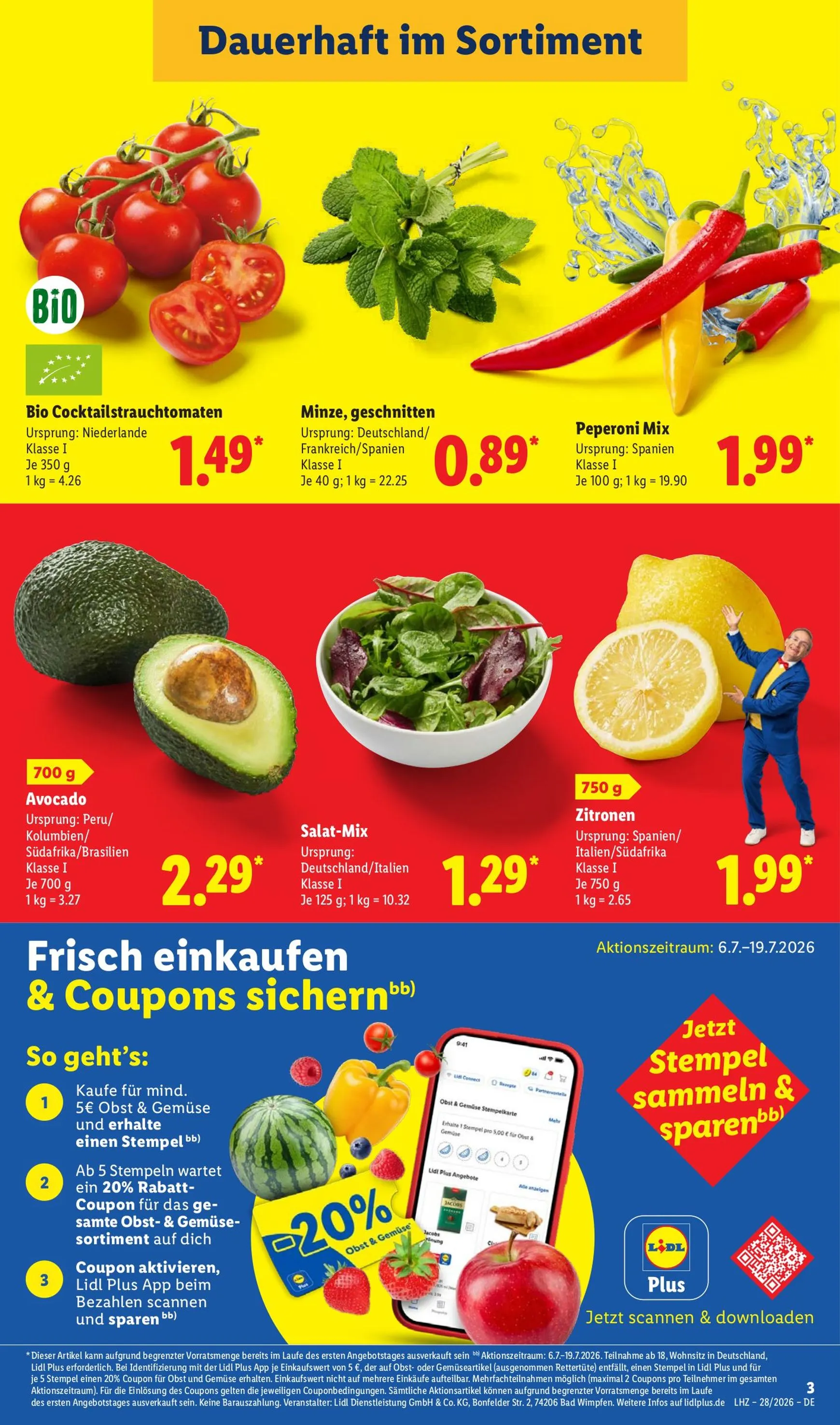 Lidl Wochenangebote von 6. Juli bis 11. Juli 2026 - Prospekt seite 3