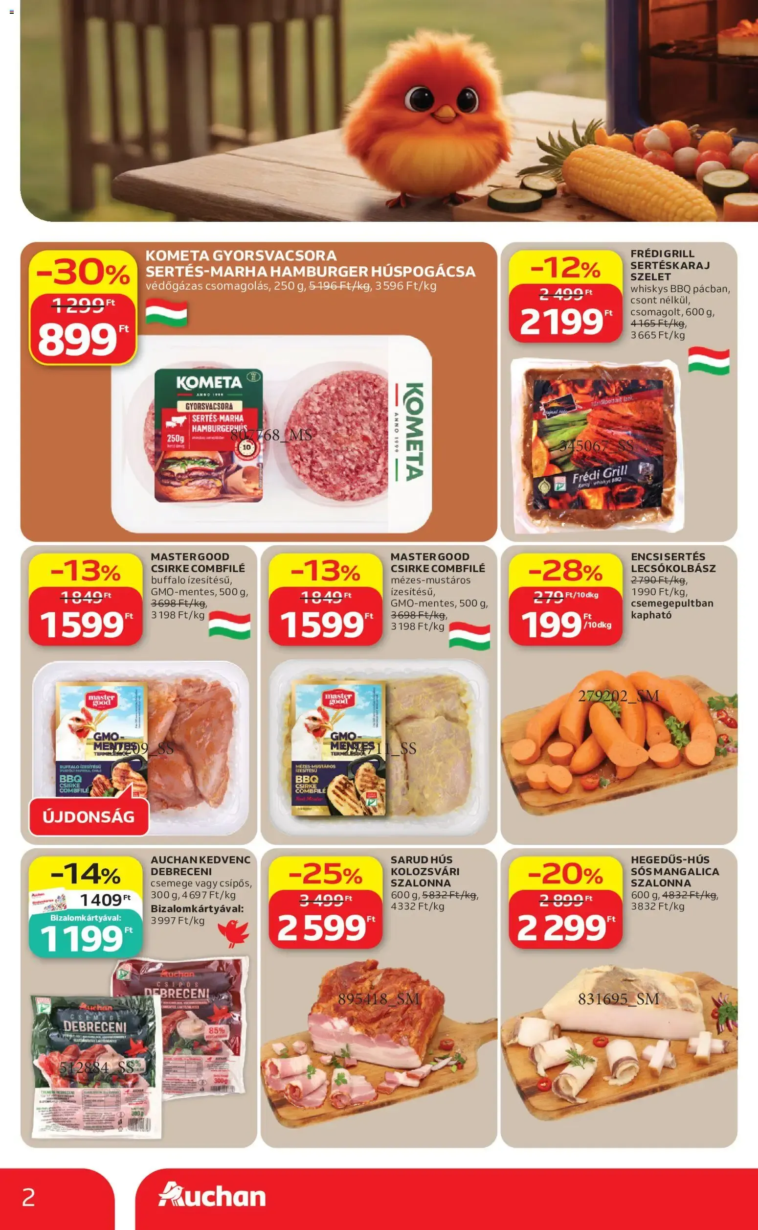 Katalógus Auchan Grill ajánlataink - 2026.06.18. -tól/töl > akció, lapozható szórólap 🛍️ június 18.-tól június 24.-ig 2026. - Oldal 2