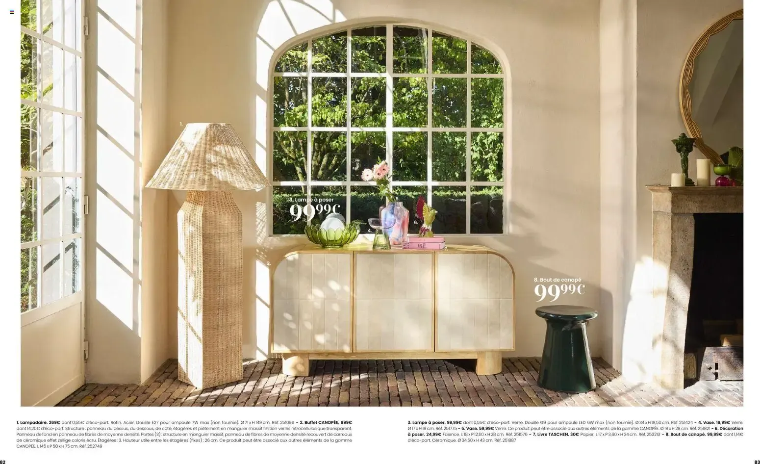 Maisons du Monde - Itinéraire Estival Collection Printemps - Été 2026 du 16 février au 1 septembre 2026 - Catalogue page 42