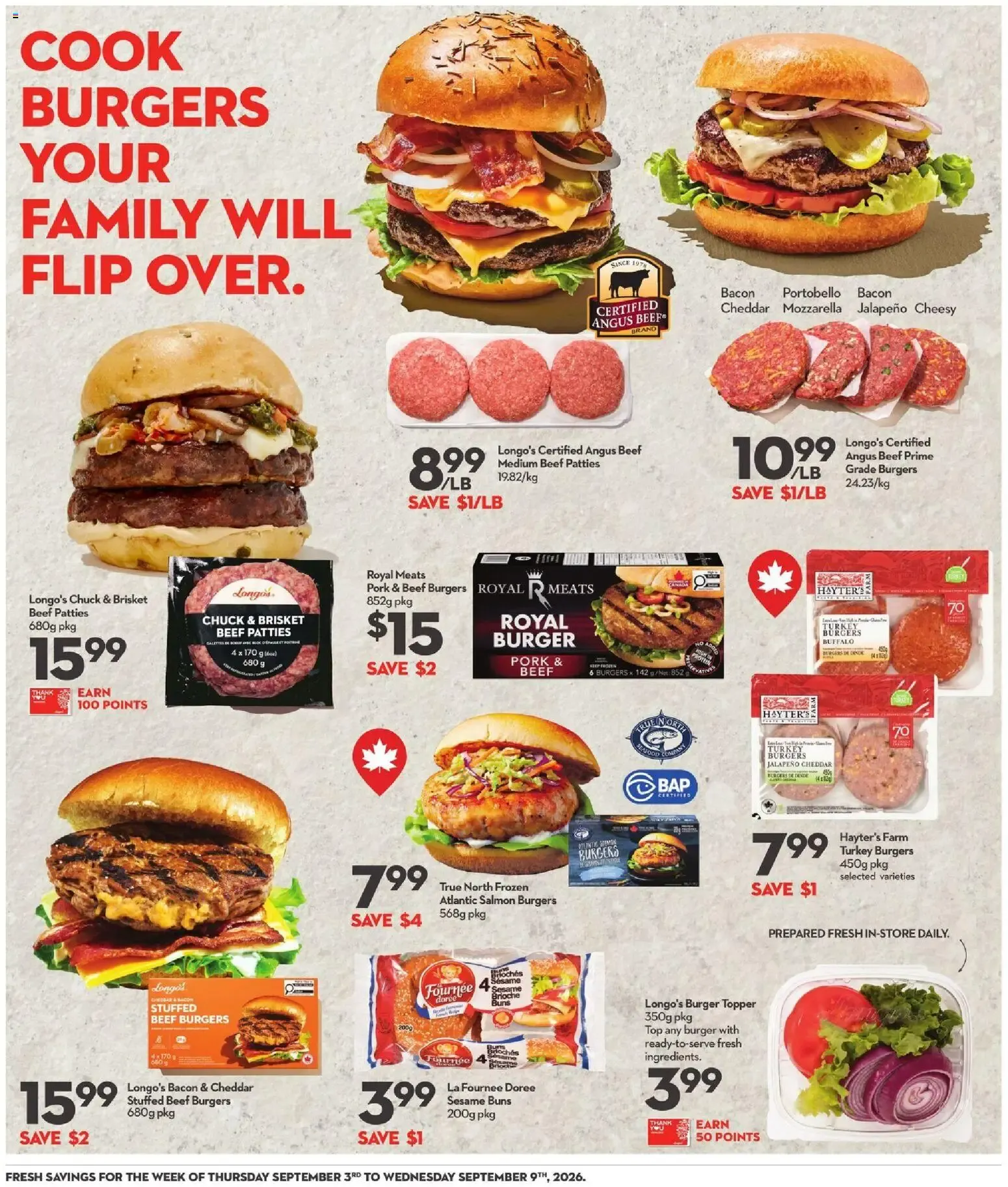 Longo's weekly flyer / circulaire from Sep 3, 2026 > weekly specials & deals from September 3 to September 9 2026 - flyer page 15