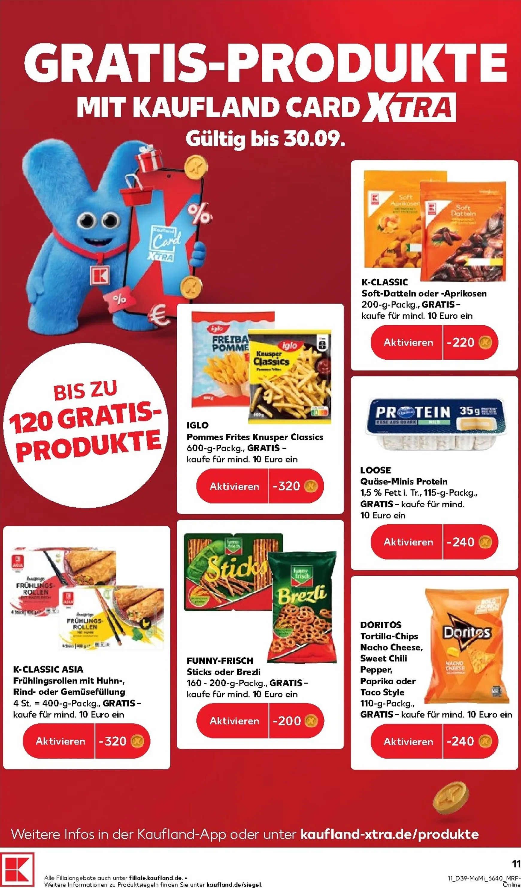Kaufland - Richtig Sparen Prospekt nächste Woche – von Montag 21.09.2026 bis Mittwoch 23.09.2026 von 21. September bis 23. September 2026 - Prospekt seite 11