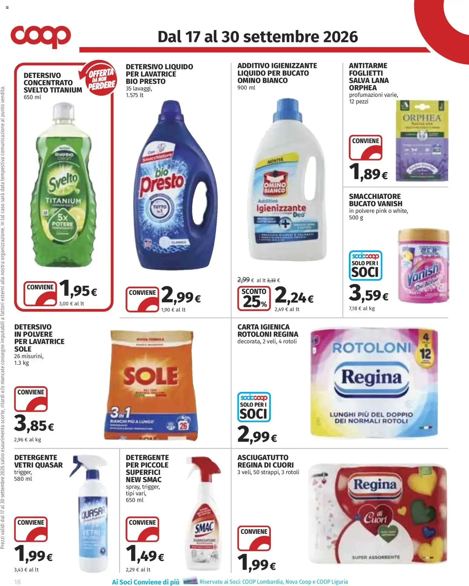 FRESCHISSIME OFFERTE da 17 settembre a 30 settembre di 2026 - Pagina del volantino 18
