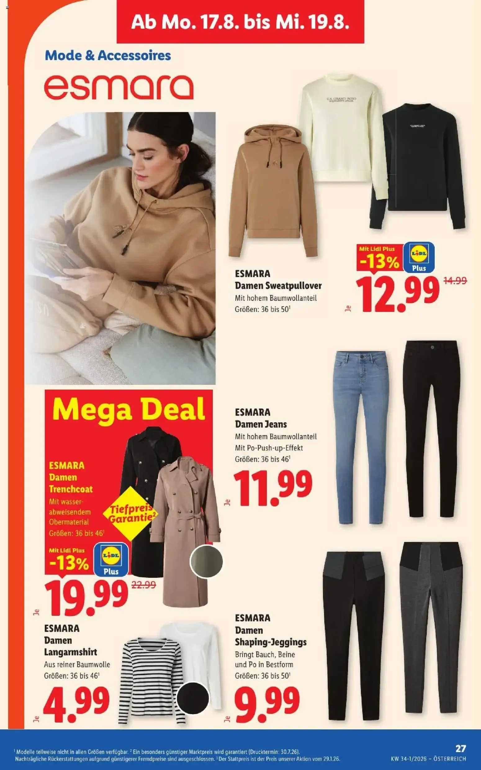 Lidl - Flugblatt ab 13.08.2026 - Angebote ab donnerstag von 13. August bis 14. August 2026 - Flugblätt seite  34