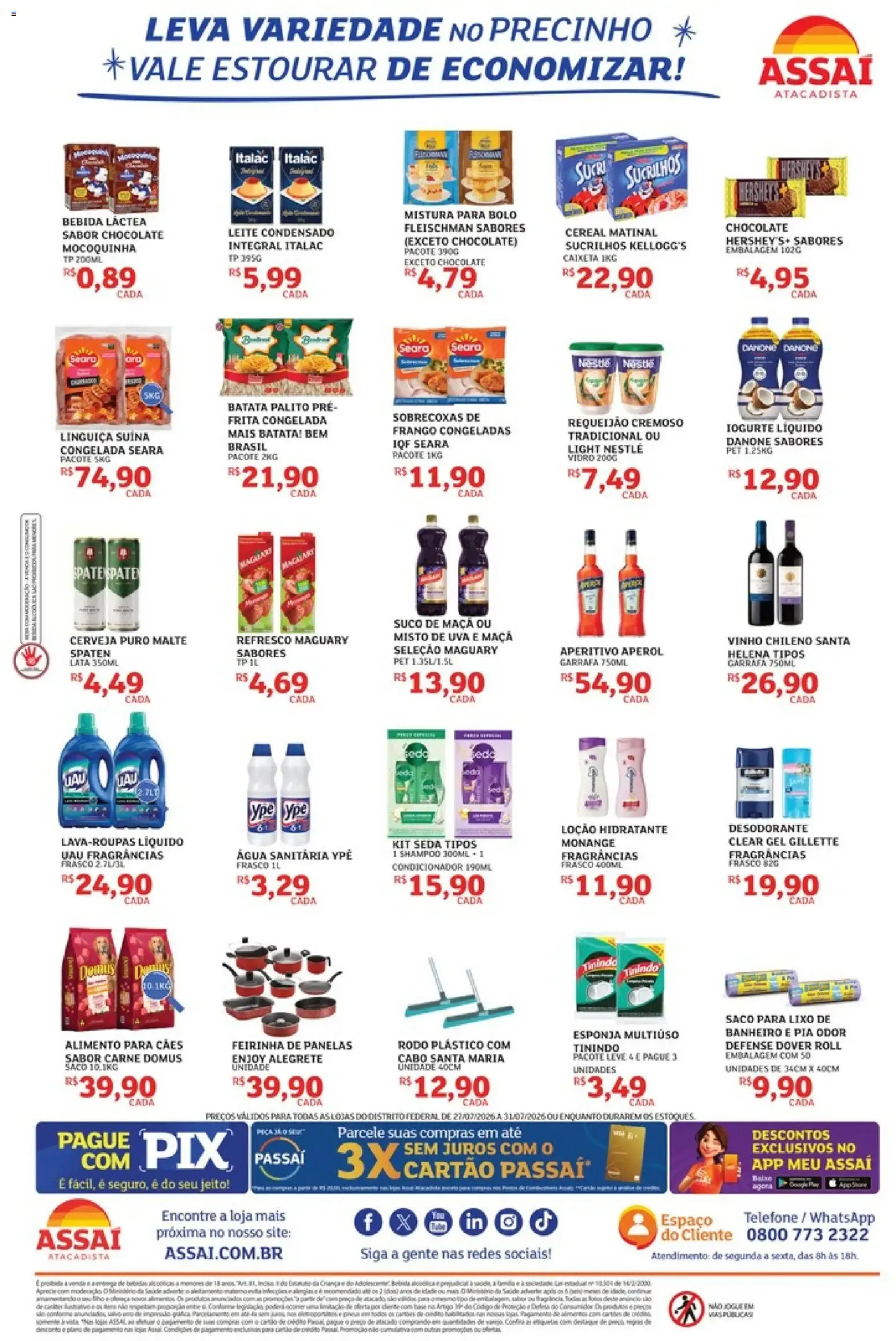 Encarte de Assaí Atacadista - Ofertas DF 27 de julho até 31 de julho 2026 - Pagina 2