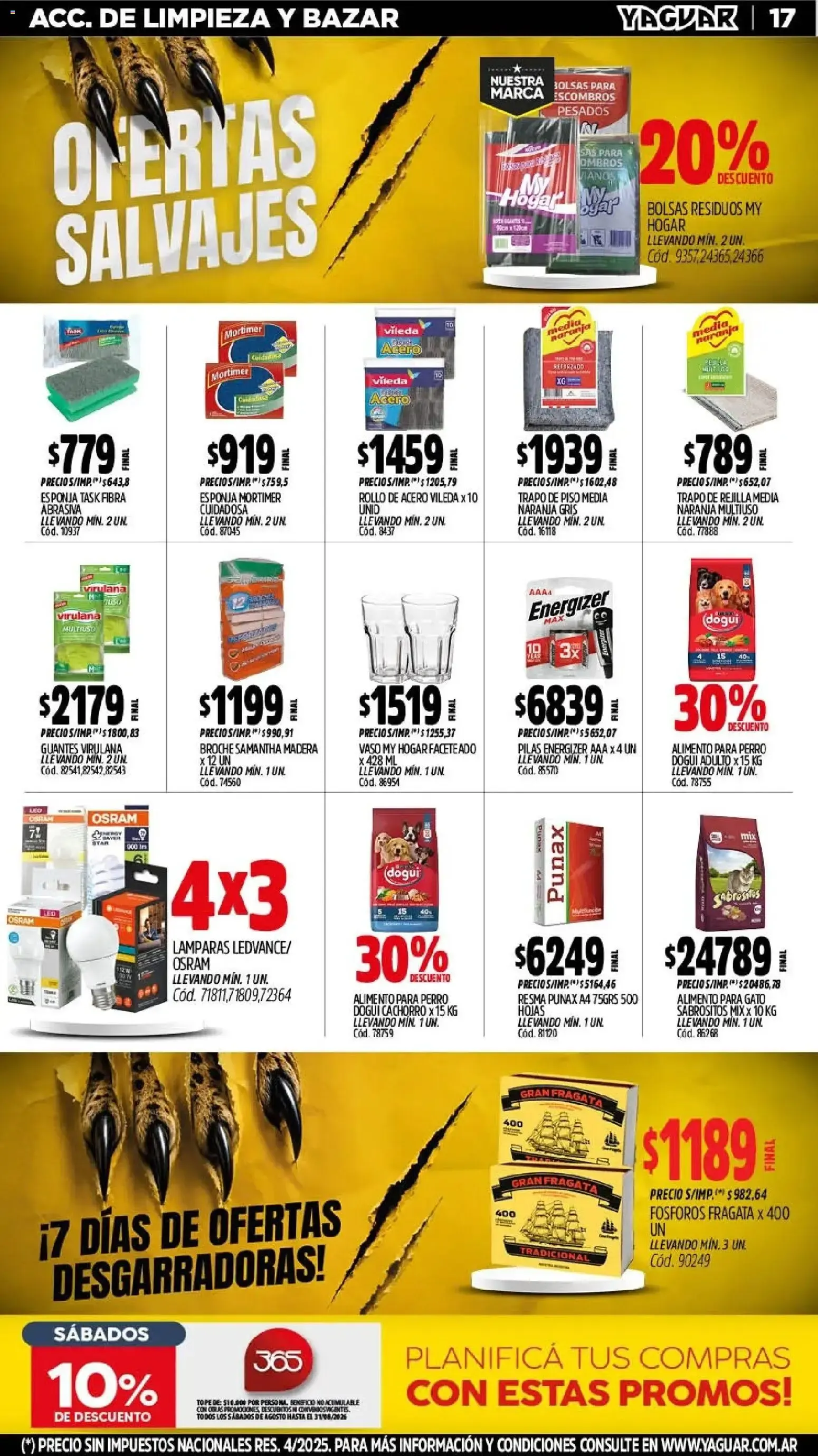 Ofertas de Mayorista Yaguar - Ofertas Salvajes 3 de agosto al 9 de agosto 2026 - Página 18 del catálogo