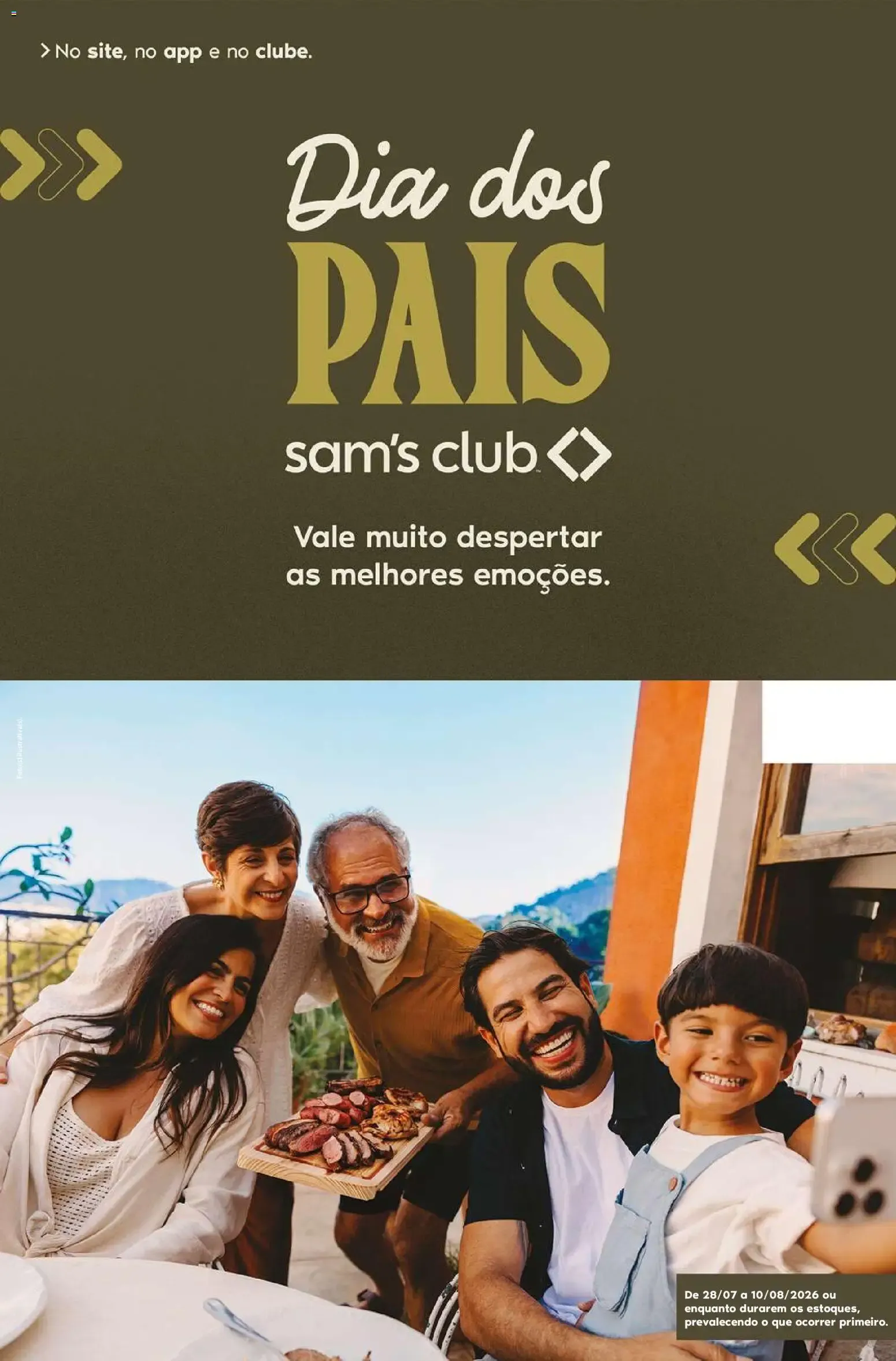 Sam's Club ofertas Dia dos Pais de 28/07/2026 | Promoções Online